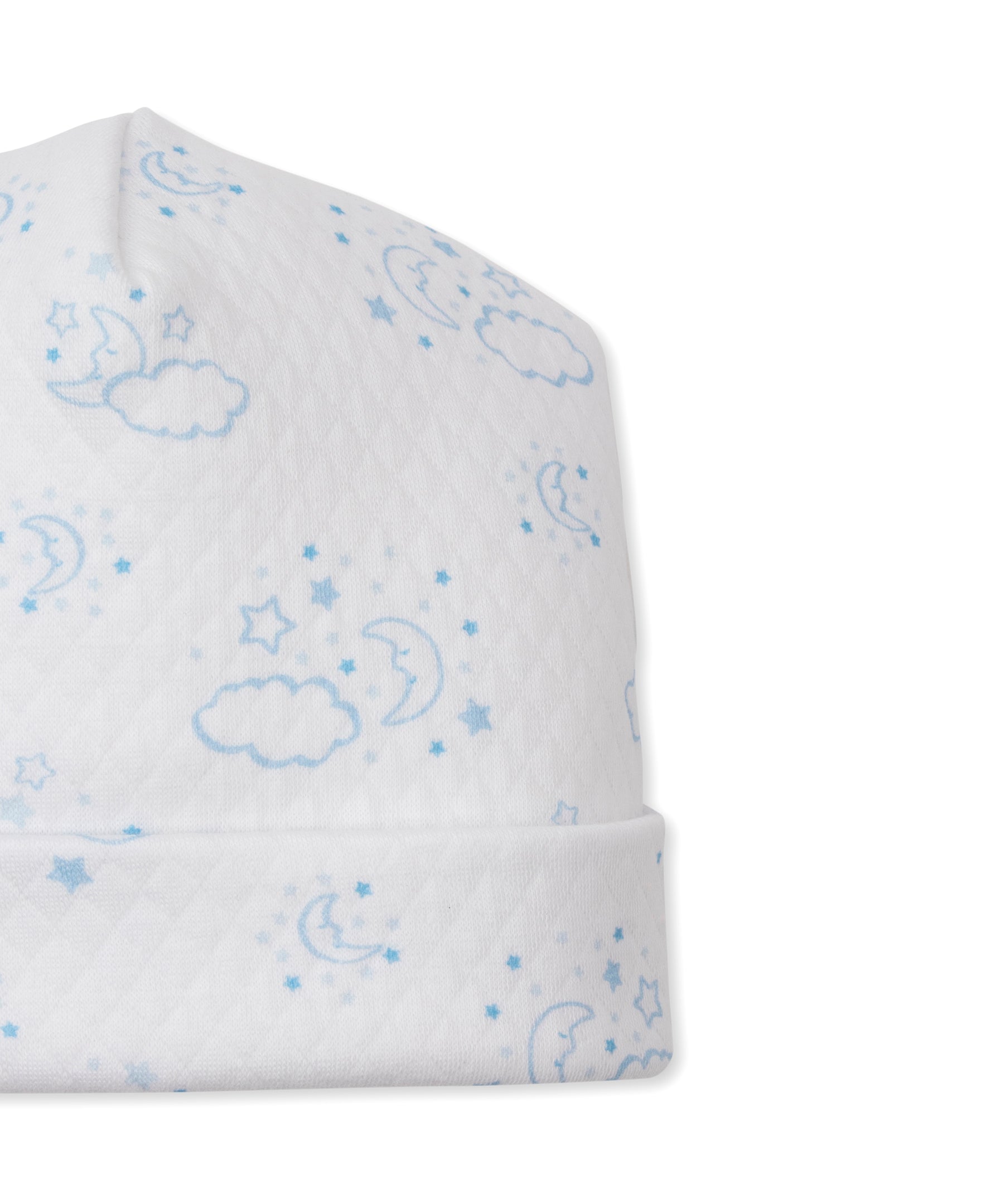 Cheerful Goodnight Blue Jacquard Hat - Kissy Kissy