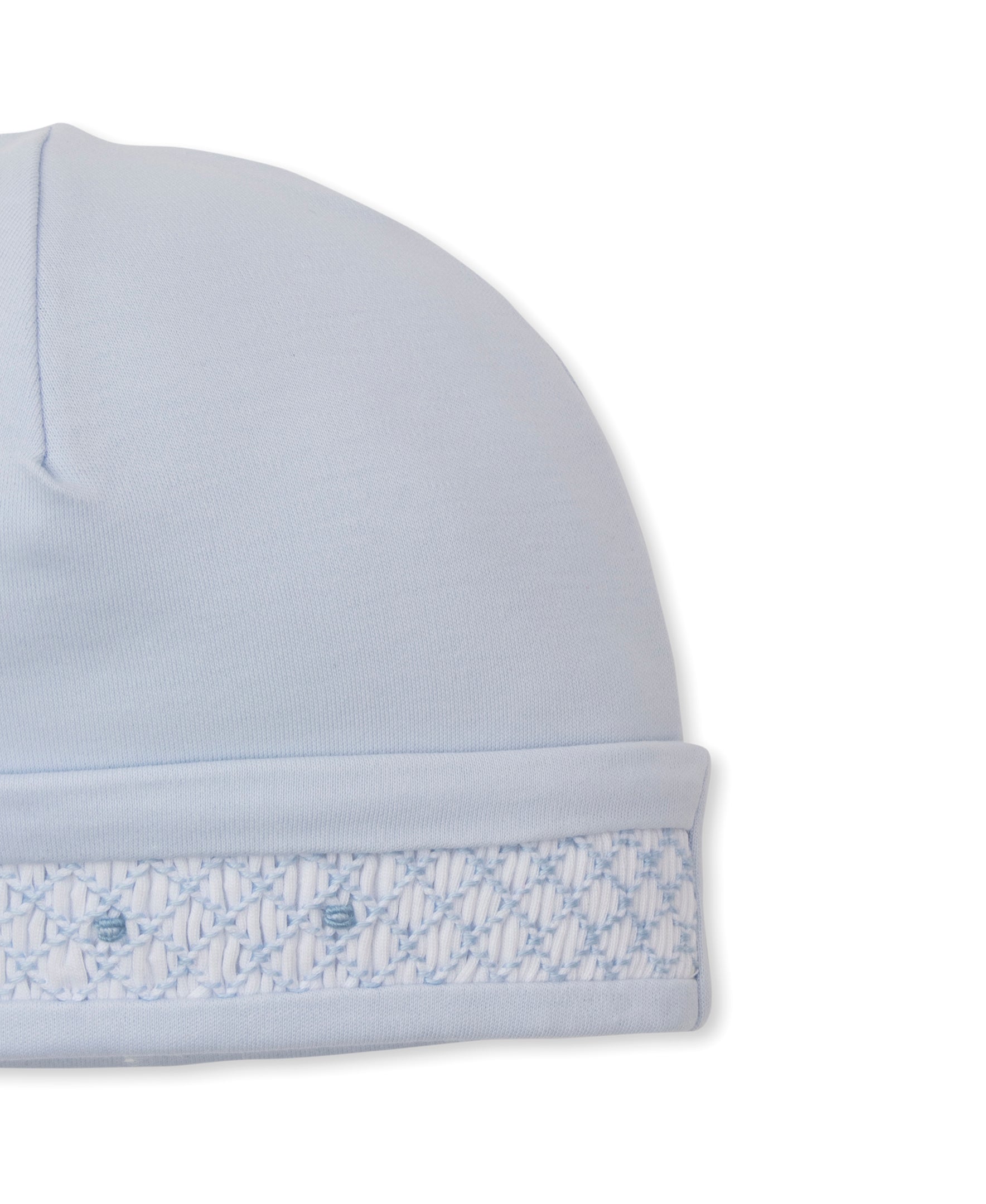 CLB Fall 25 Blue Hand Smocked Hat - Kissy Kissy