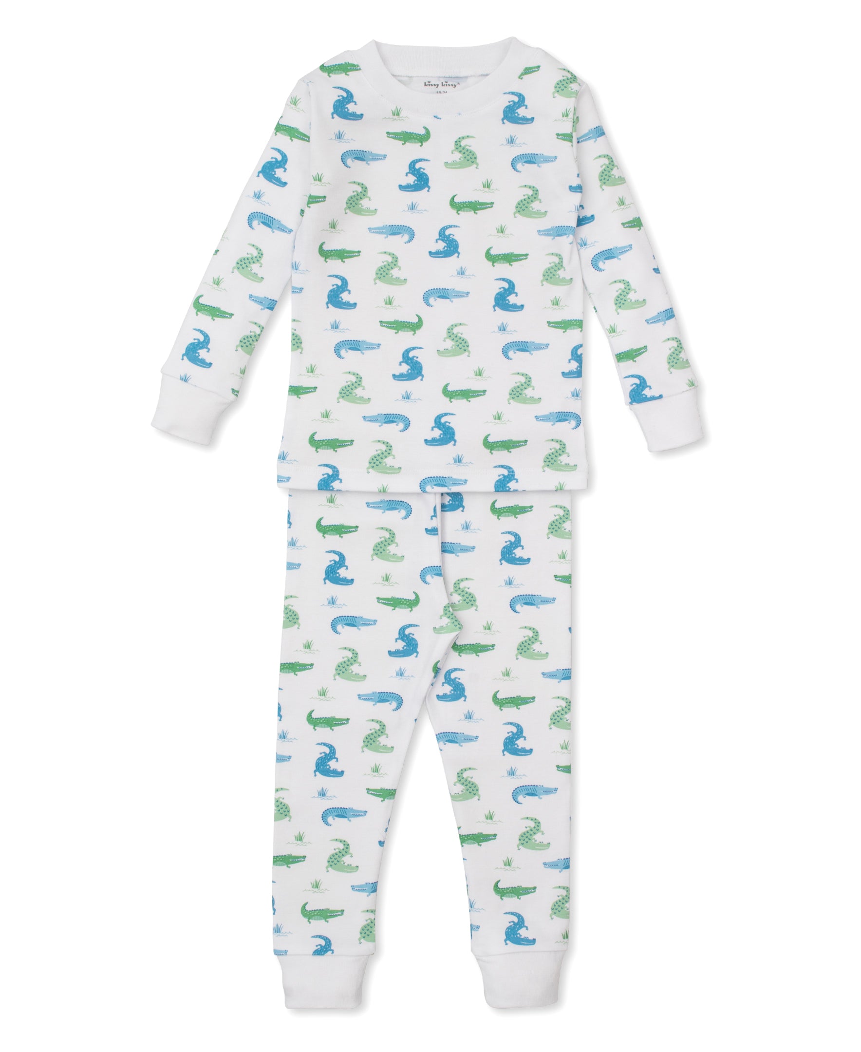 Cruising Crocodiles Toddler Pajama Set - Kissy Kissy