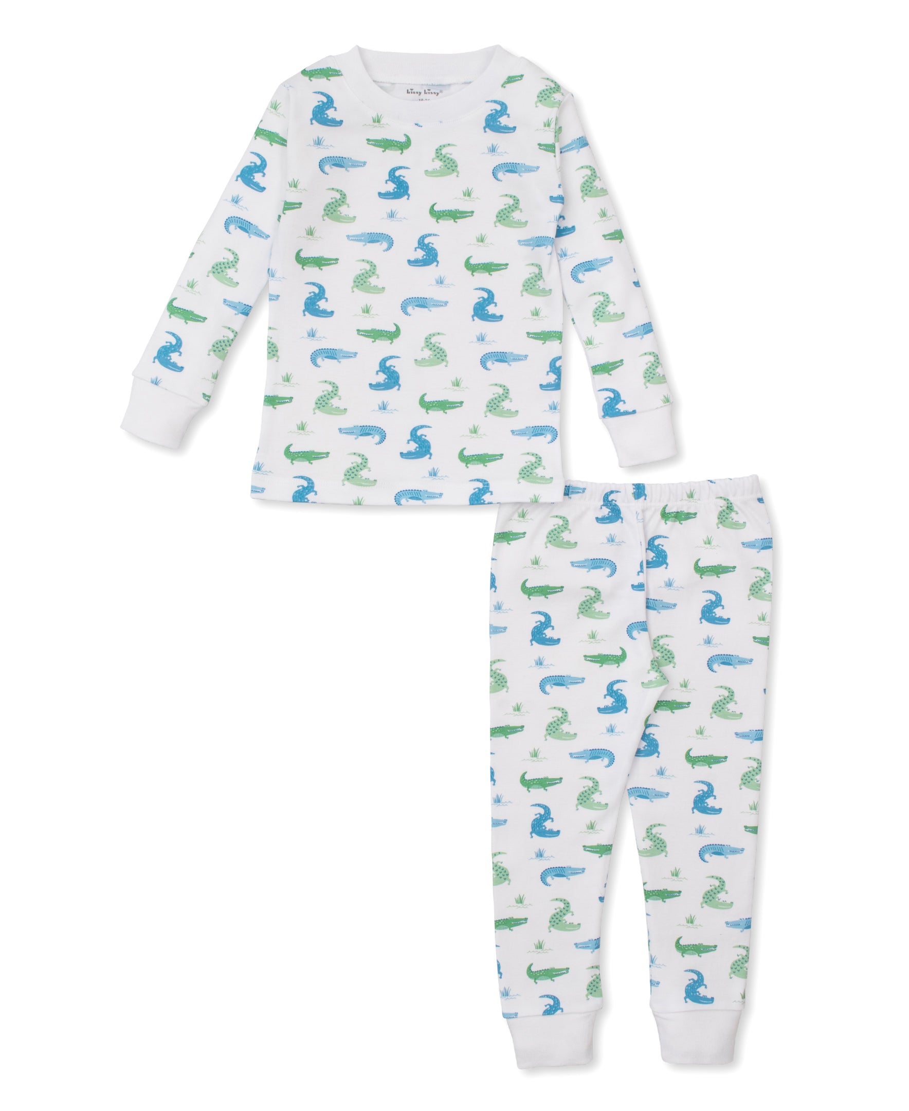 Cruising Crocodiles Toddler Pajama Set - Kissy Kissy