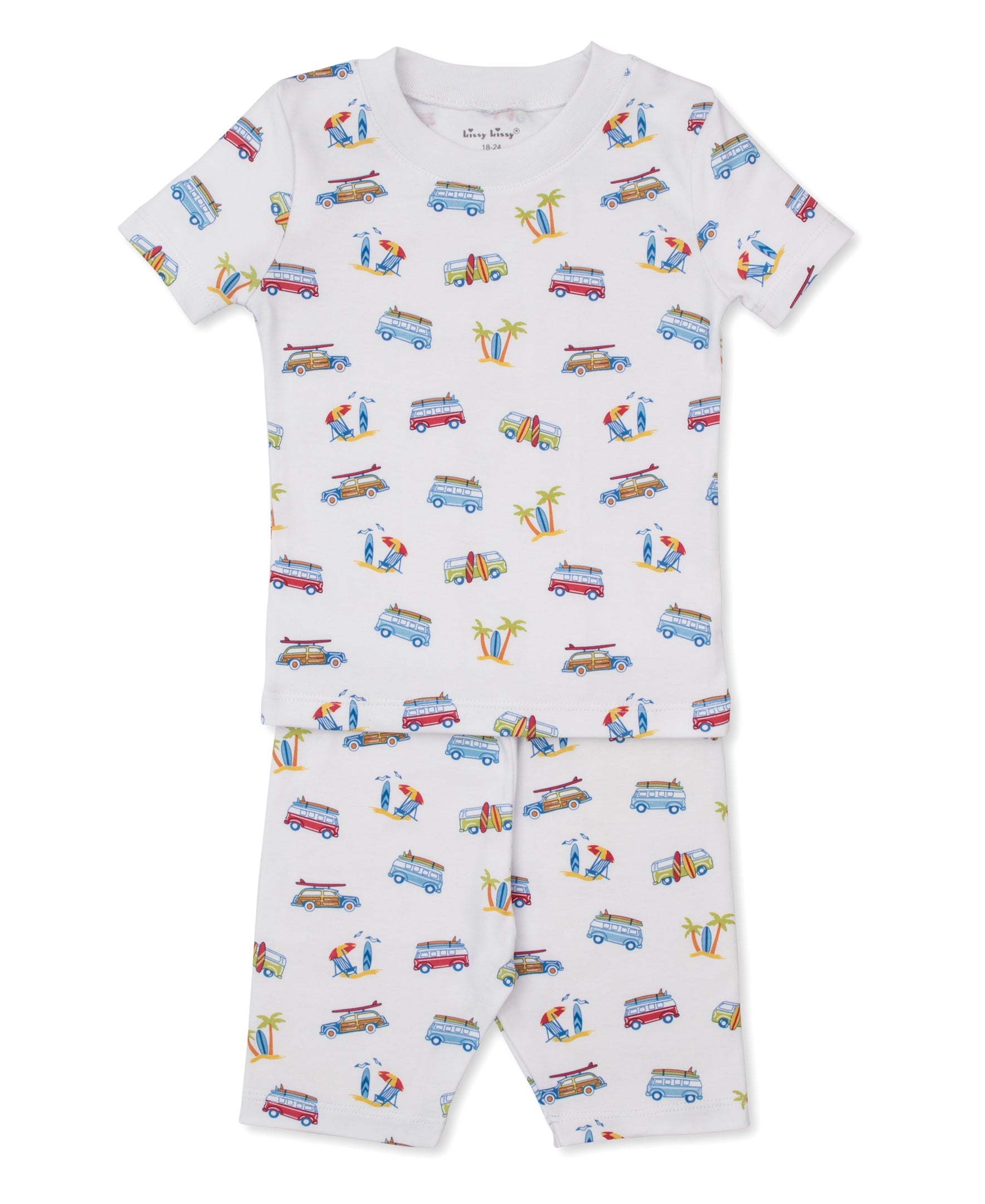 Surfing Vans Short Toddler Pajama Set - Kissy Kissy
