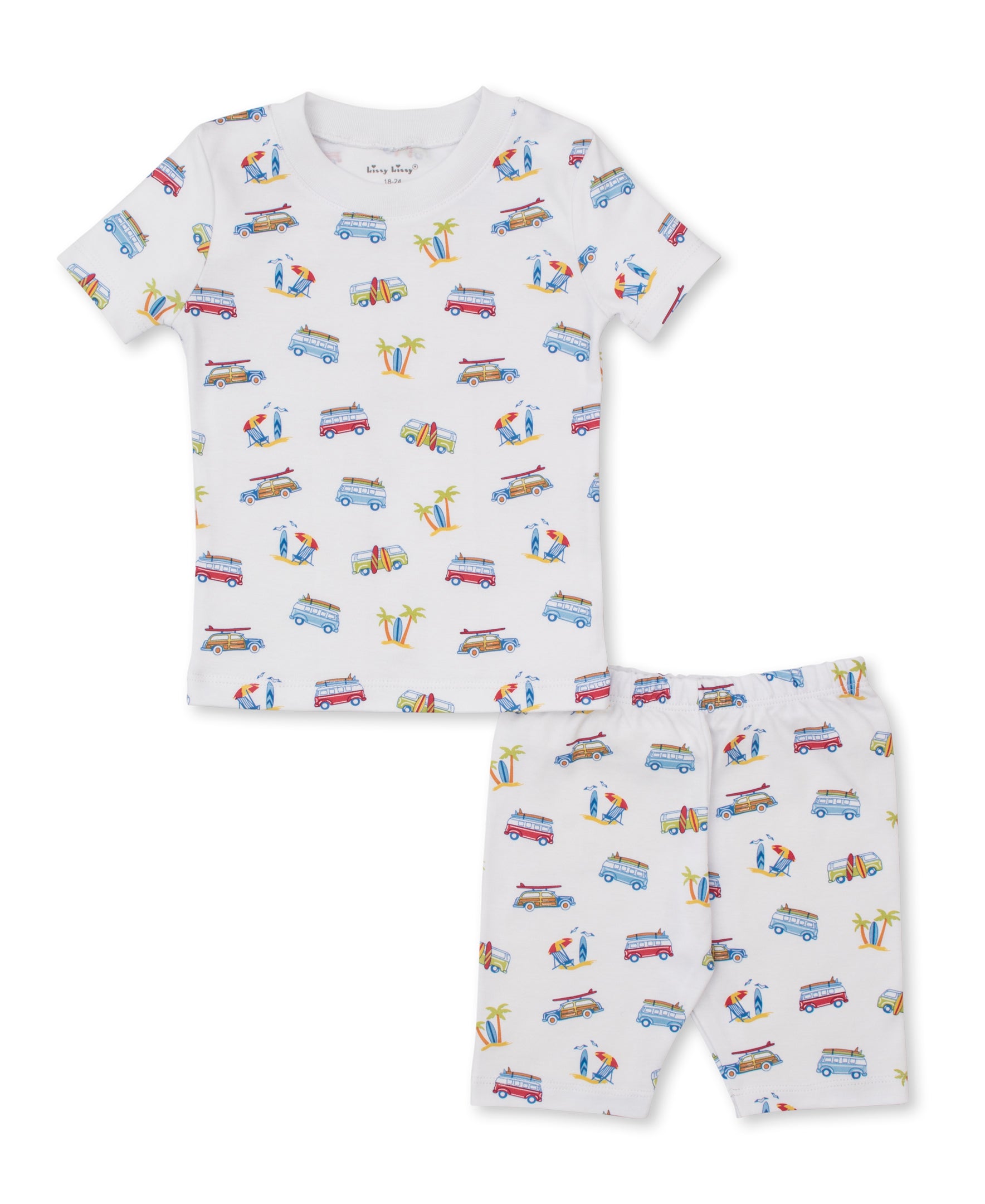 Surfing Vans Short Toddler Pajama Set - Kissy Kissy