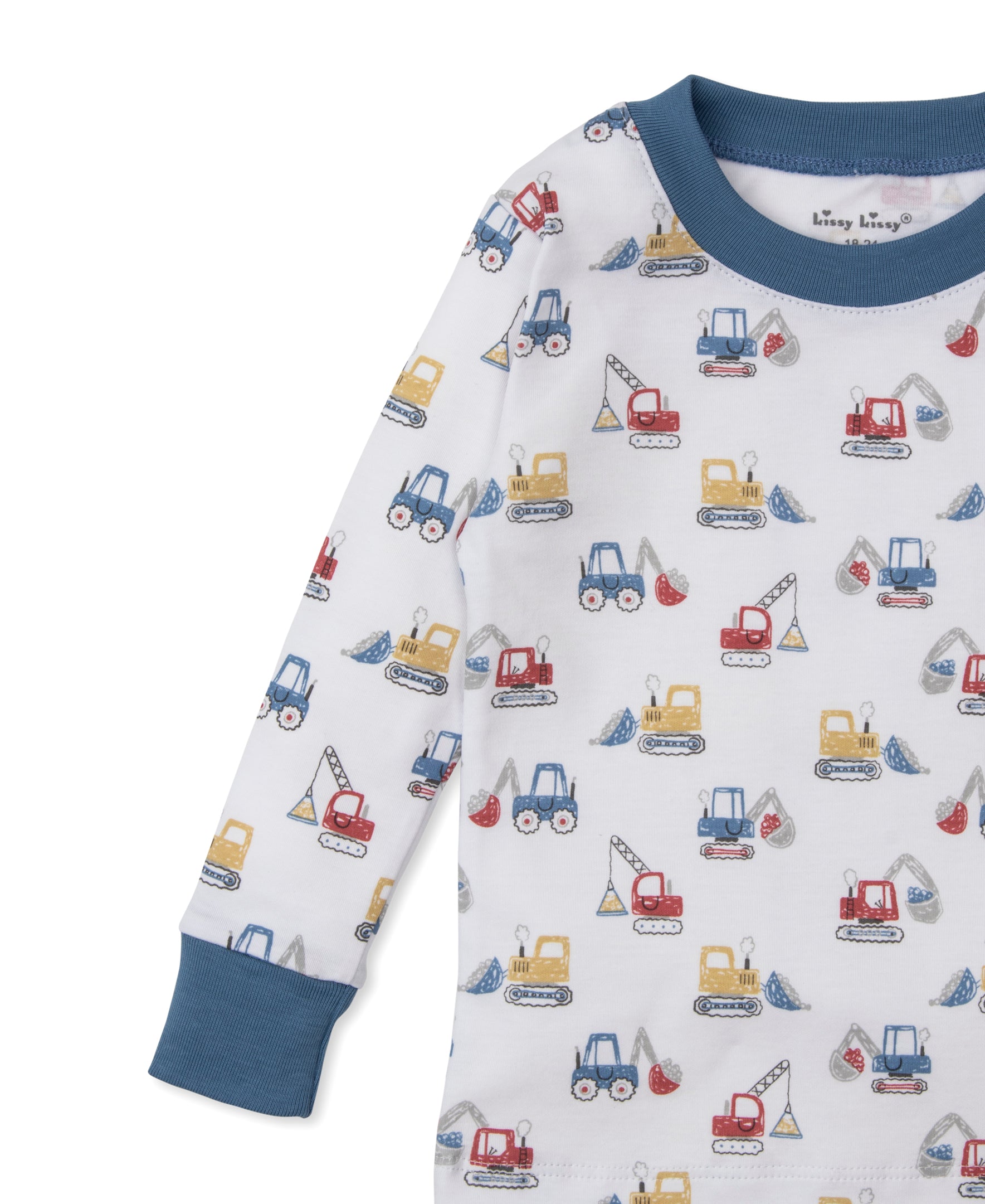 Construction Diggers Pajama Set - Kissy Kissy