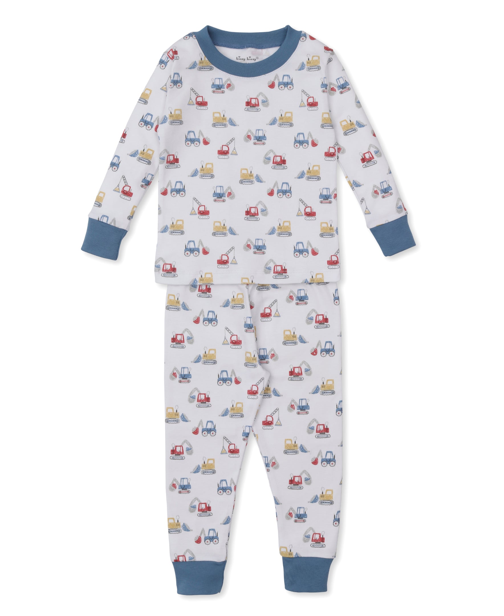 Construction Diggers Toddler Pajama Set - Kissy Kissy