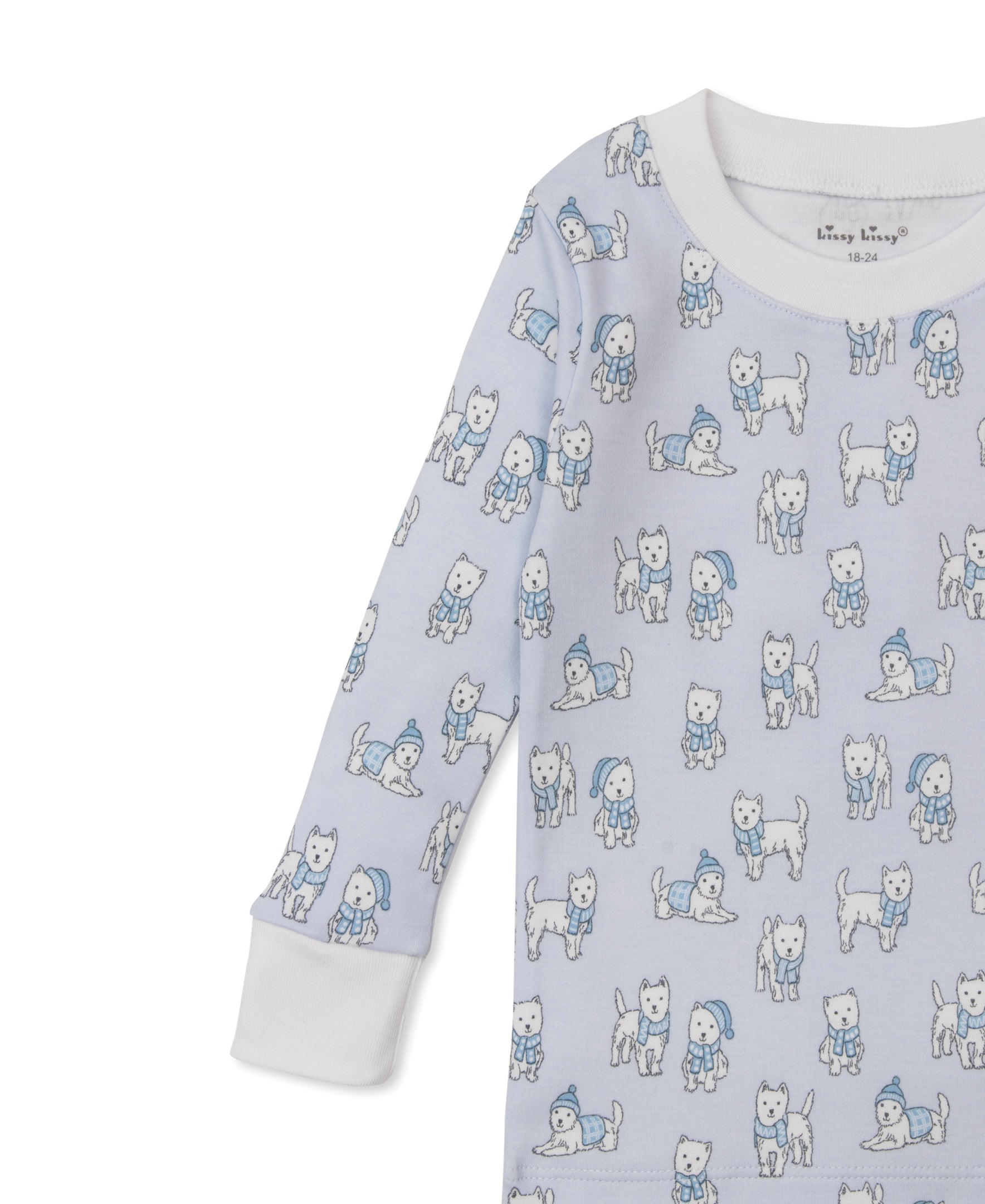 Pack of Pups Blue Pajama Set - Kissy Kissy