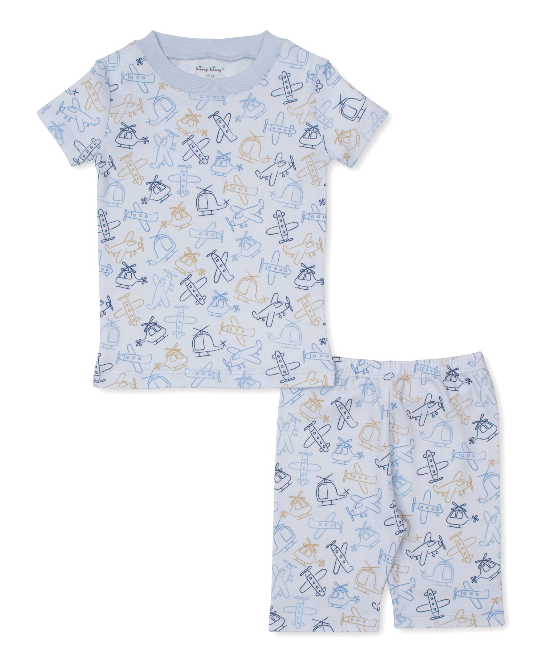 Air Travel Short Pajama Set - Kissy Kissy