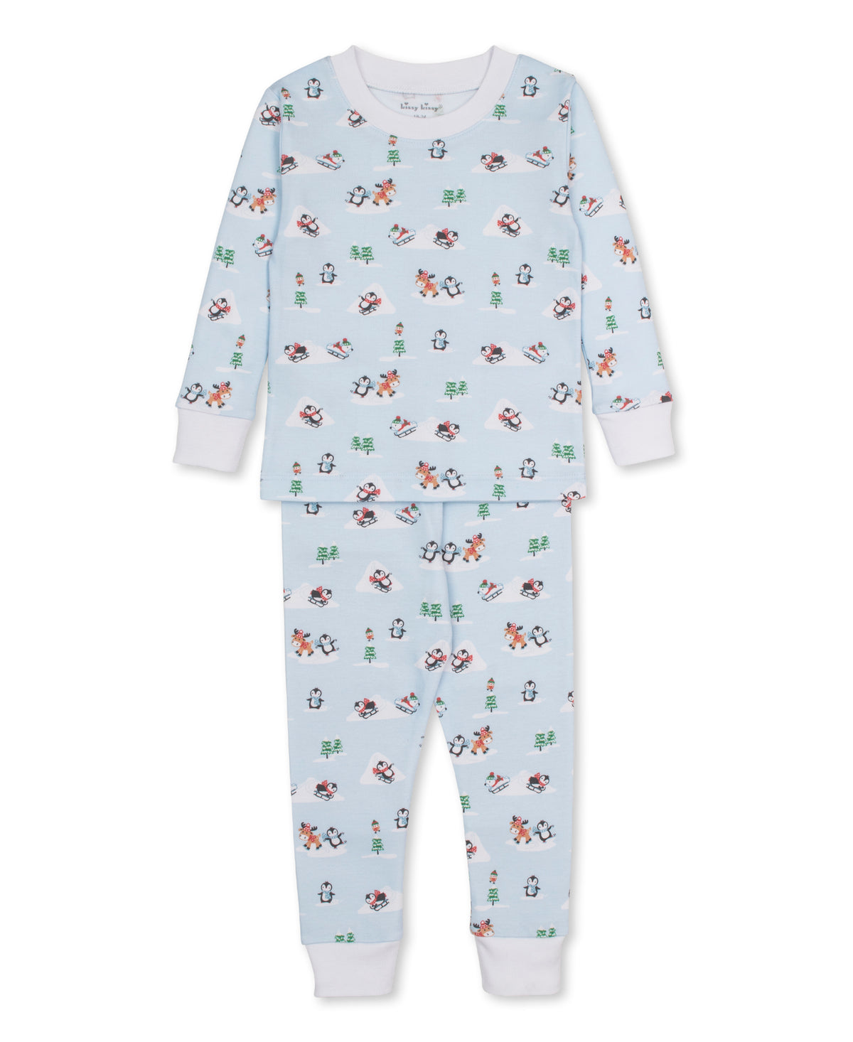Snow Slides Blue Pajama Set - Kissy Kissy