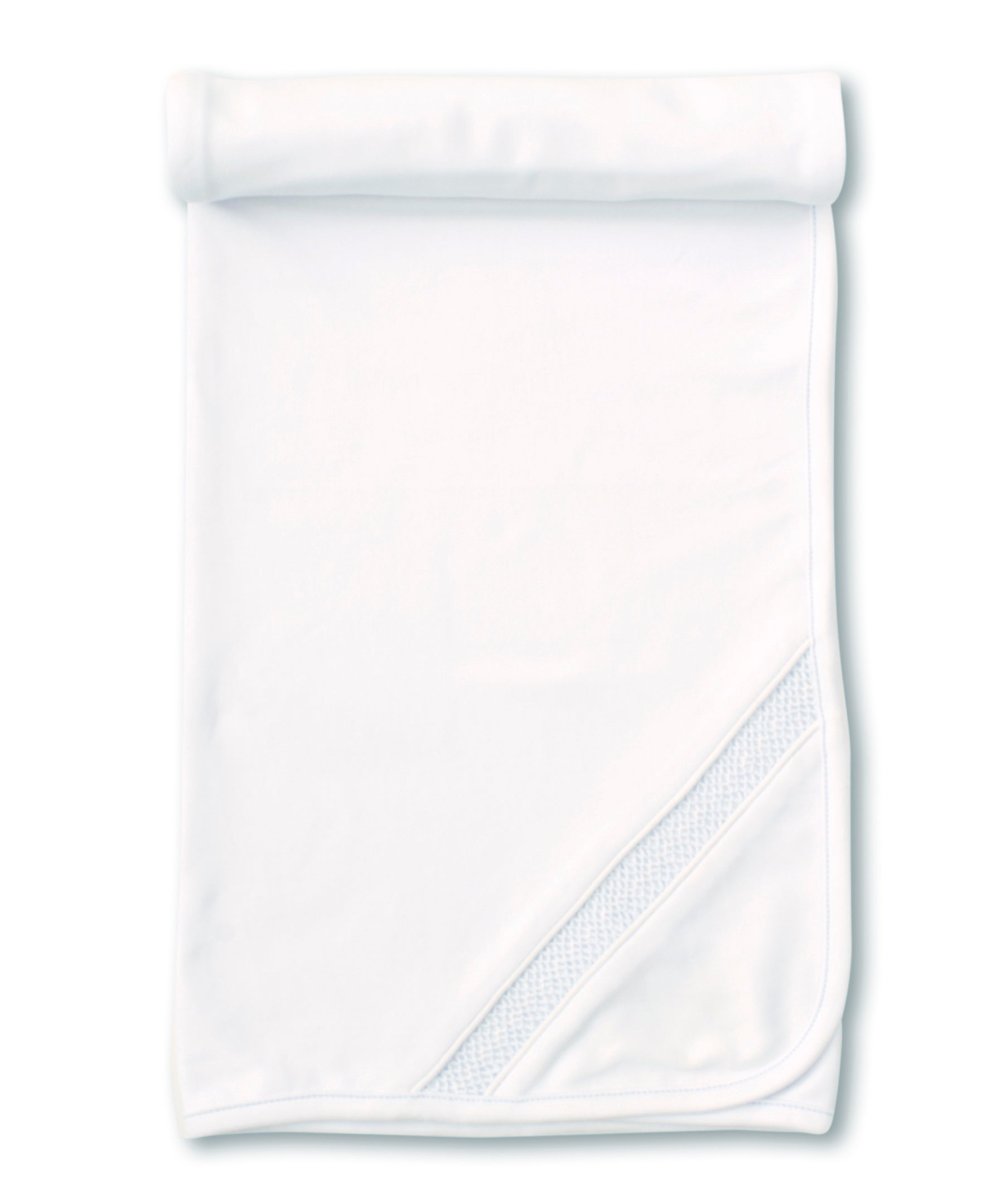Hand Smocked CLB Charmed White Blanket - Kissy Kissy