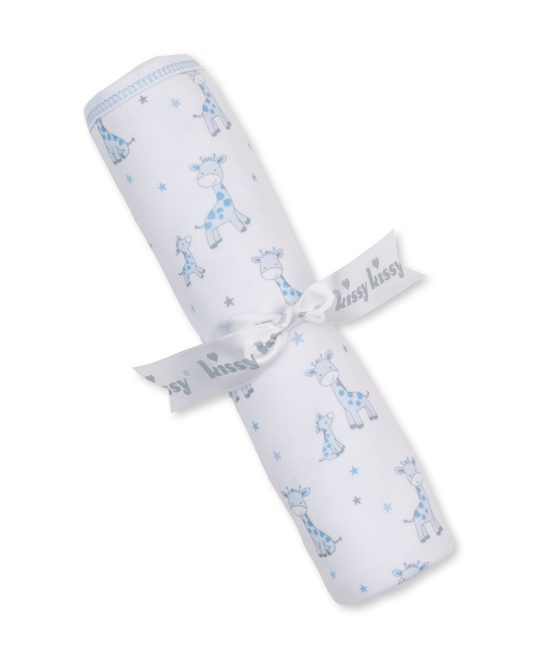 Just Giraffes Blue Blanket - Kissy Kissy