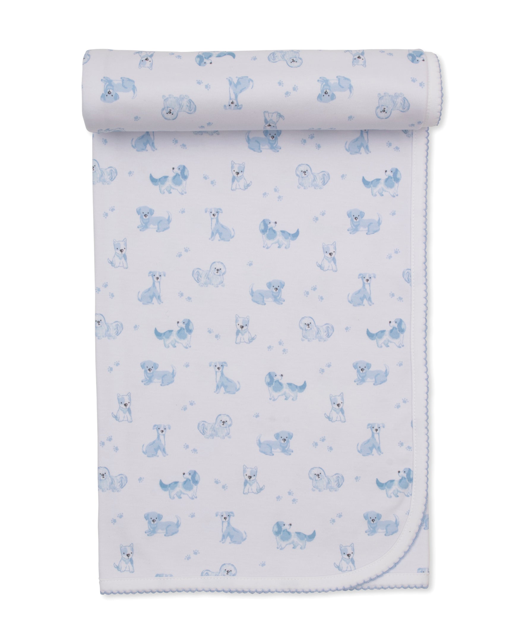 Puppy Paws Blue Blanket - Kissy Kissy