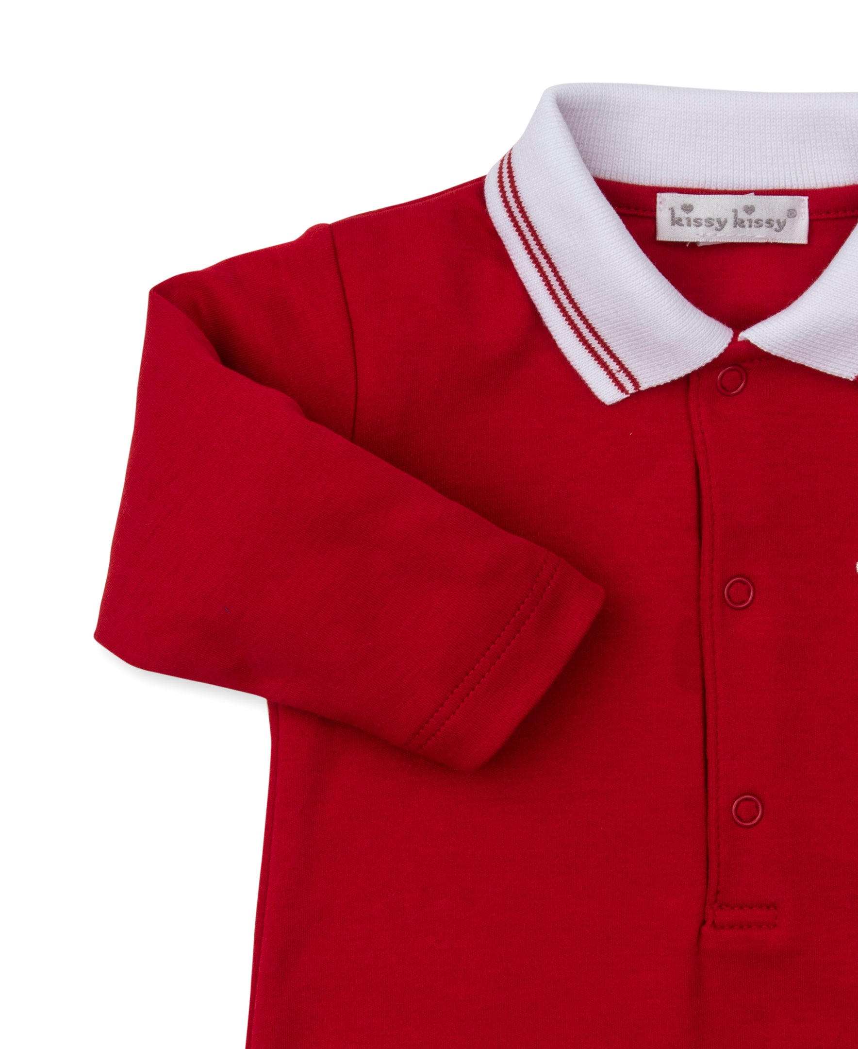 Baby's First Christmas 25 Collar Playsuit - Kissy Kissy