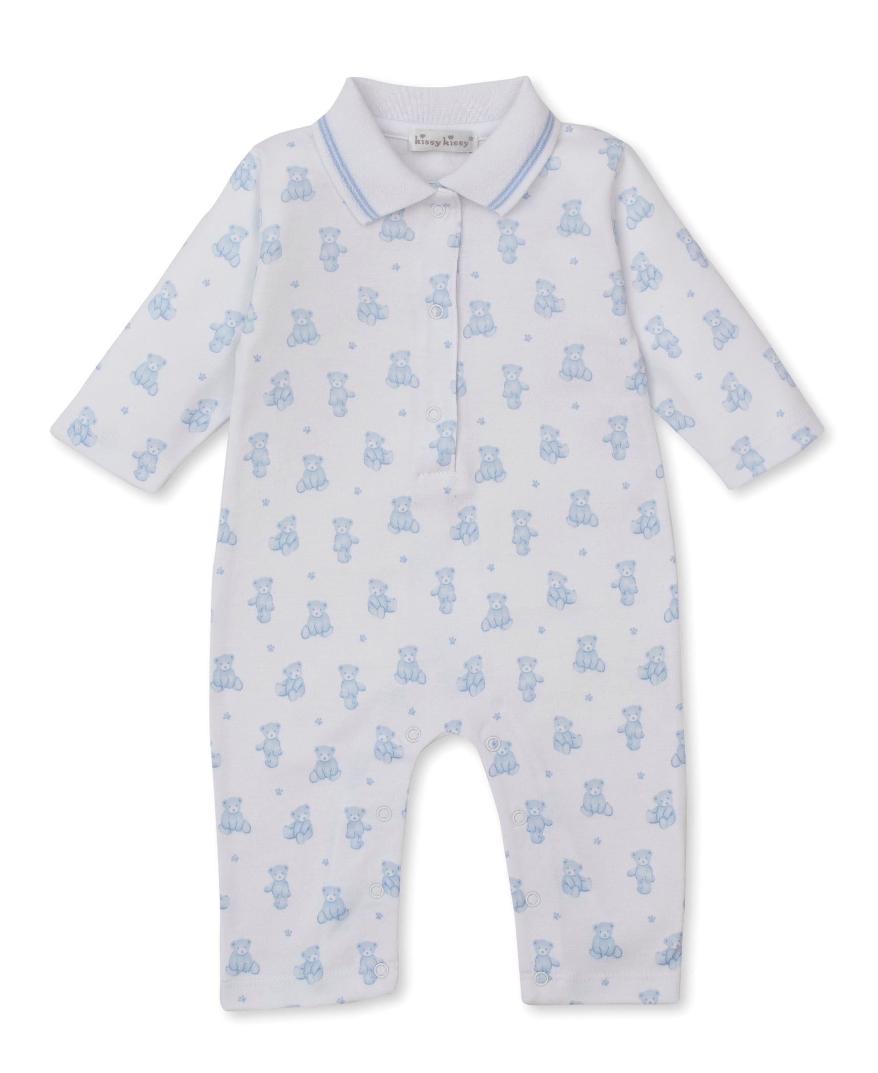 Teddy Bears Blue Playsuit - Kissy Kissy