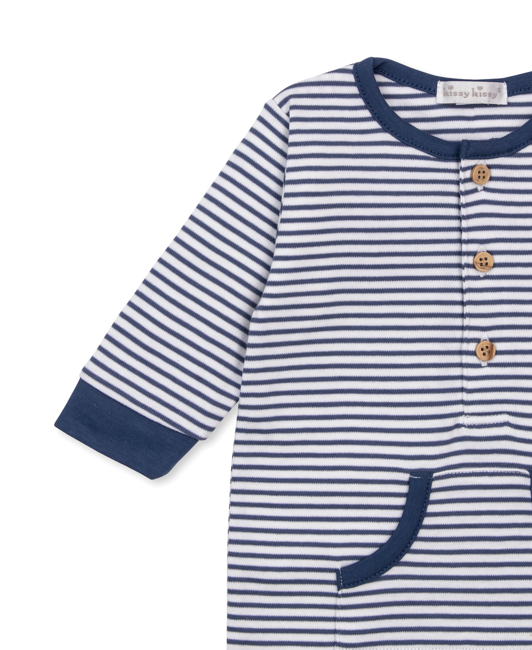 Blue Stripe Playsuit - Kissy Kissy