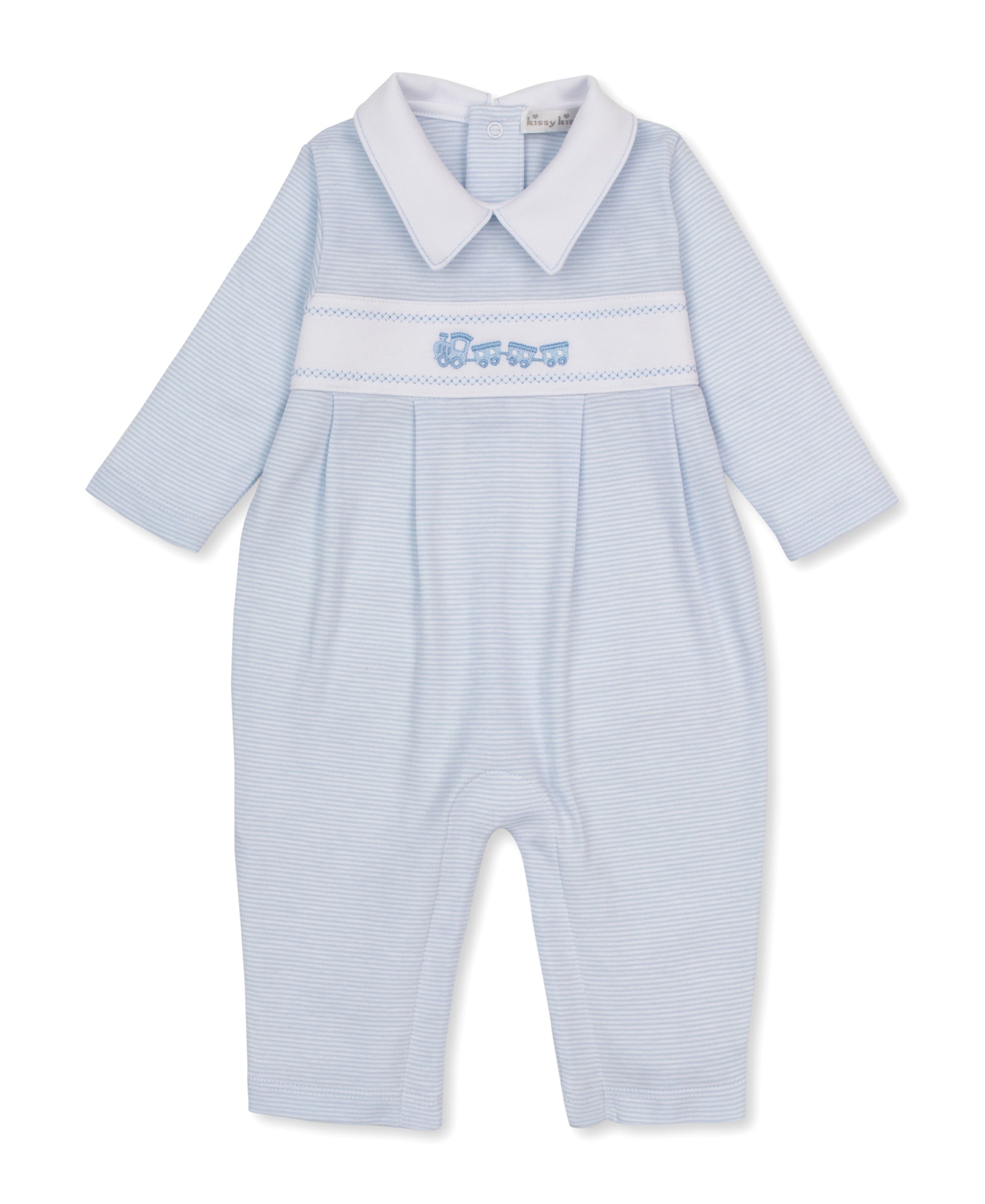 Classic Treasures FA26 Blue Stripe Playsuit