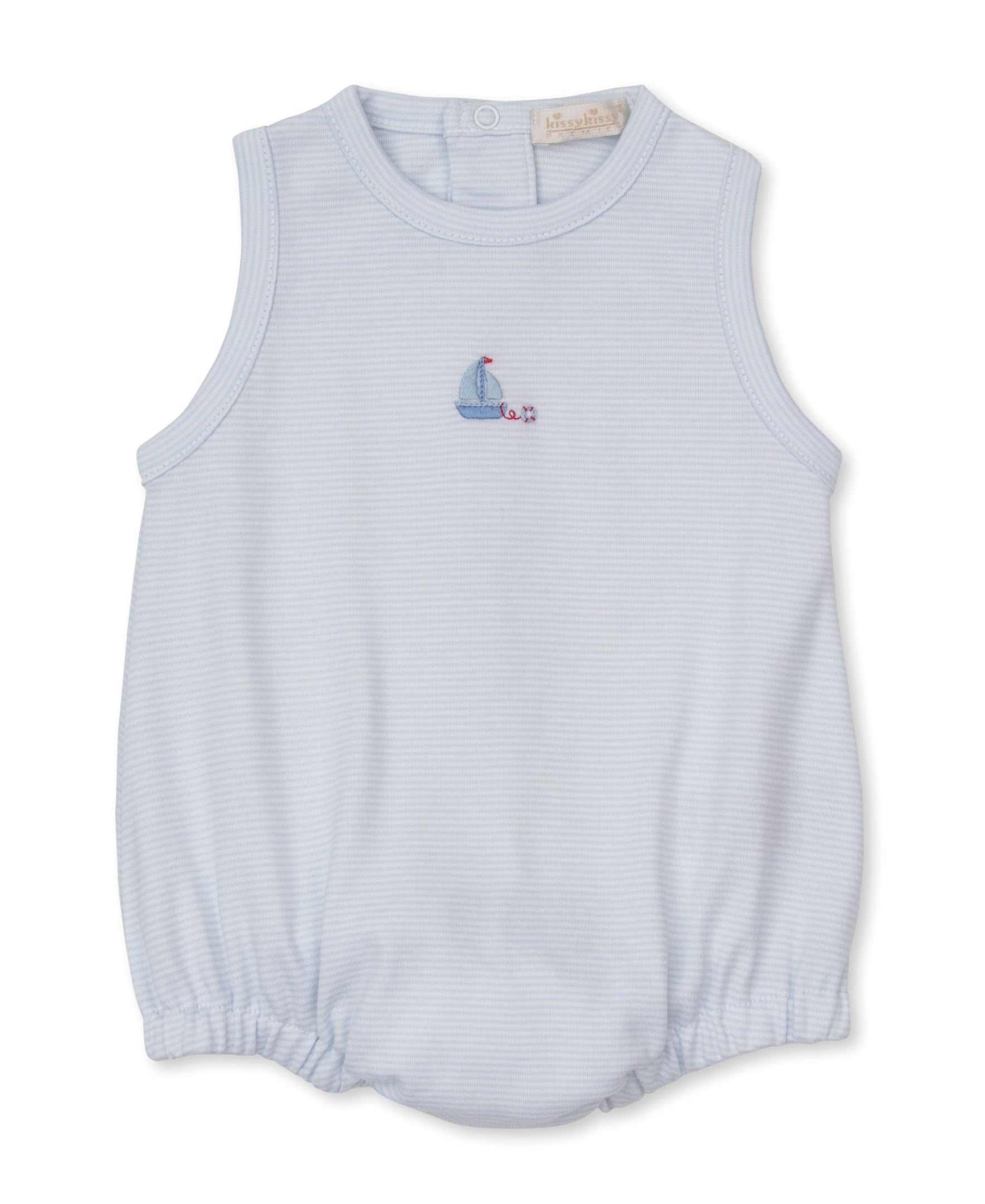 CLB Summer Medley 26 Blue Hand Emb. Stripe Bubble