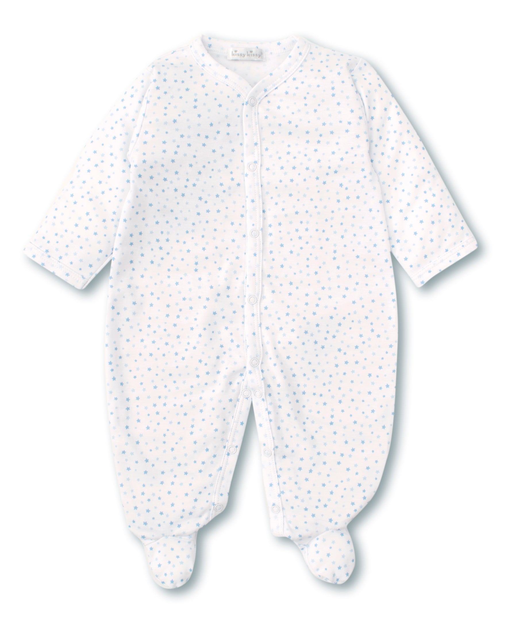 Kissy Superstars White Print Footie - Kissy Kissy