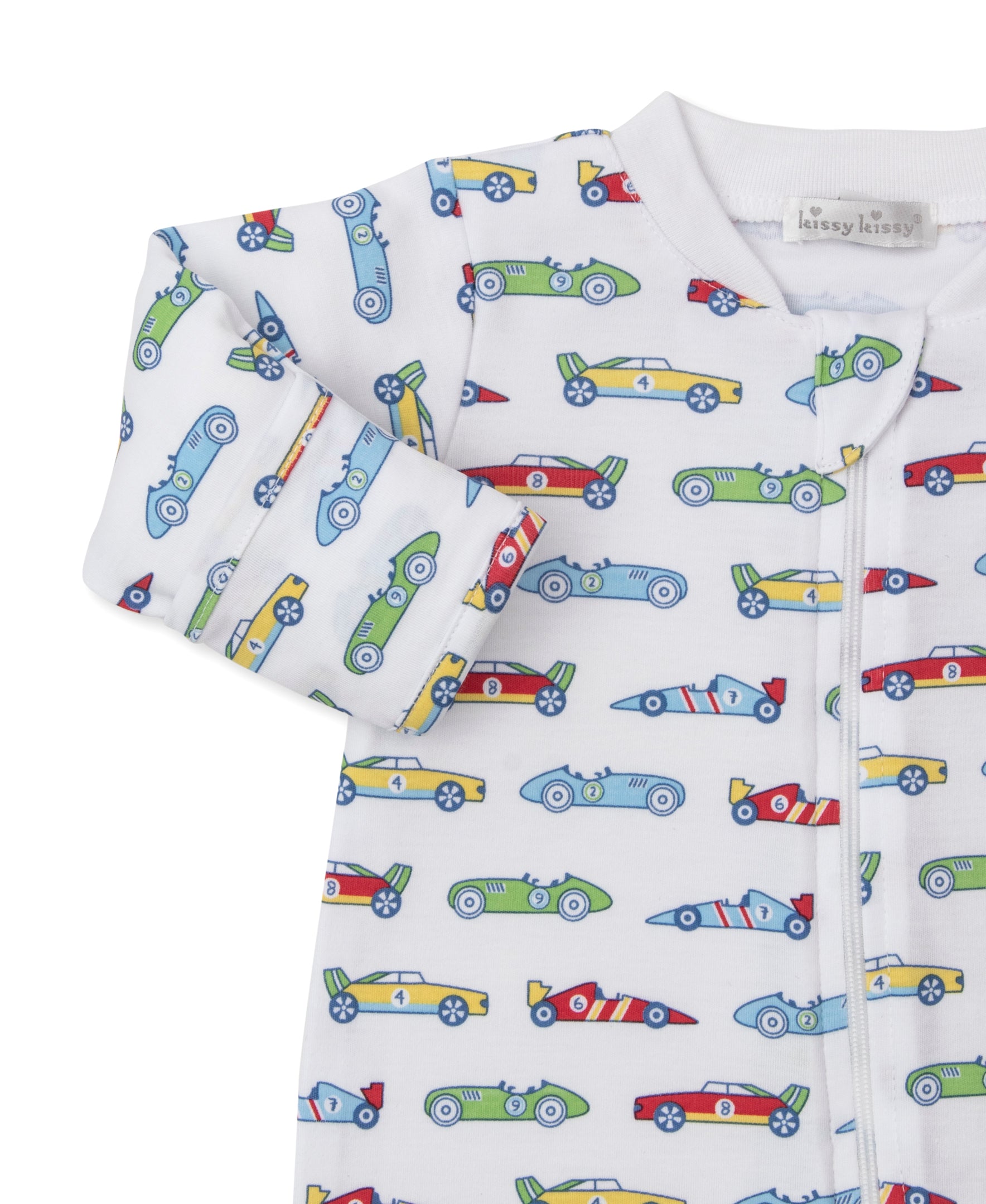 Speedway Zip Footie - Kissy Kissy