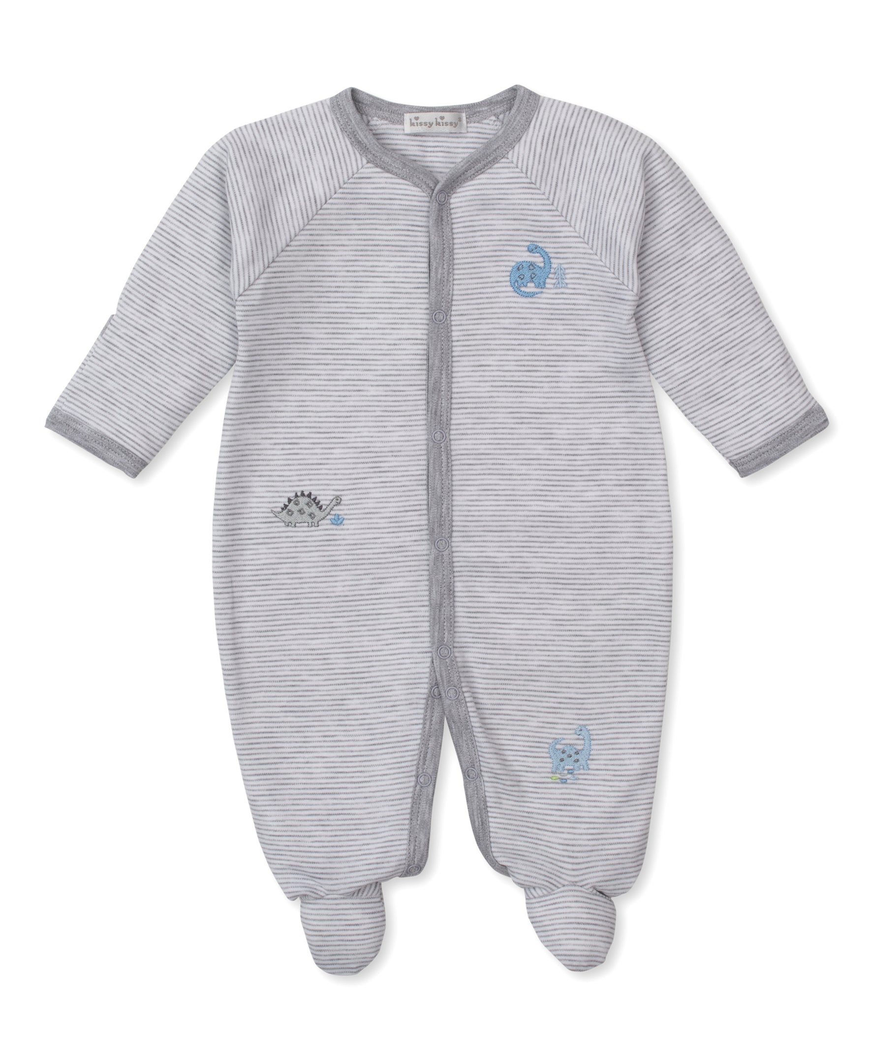 Dinosaur Era Stripe Footie - Kissy Kissy
