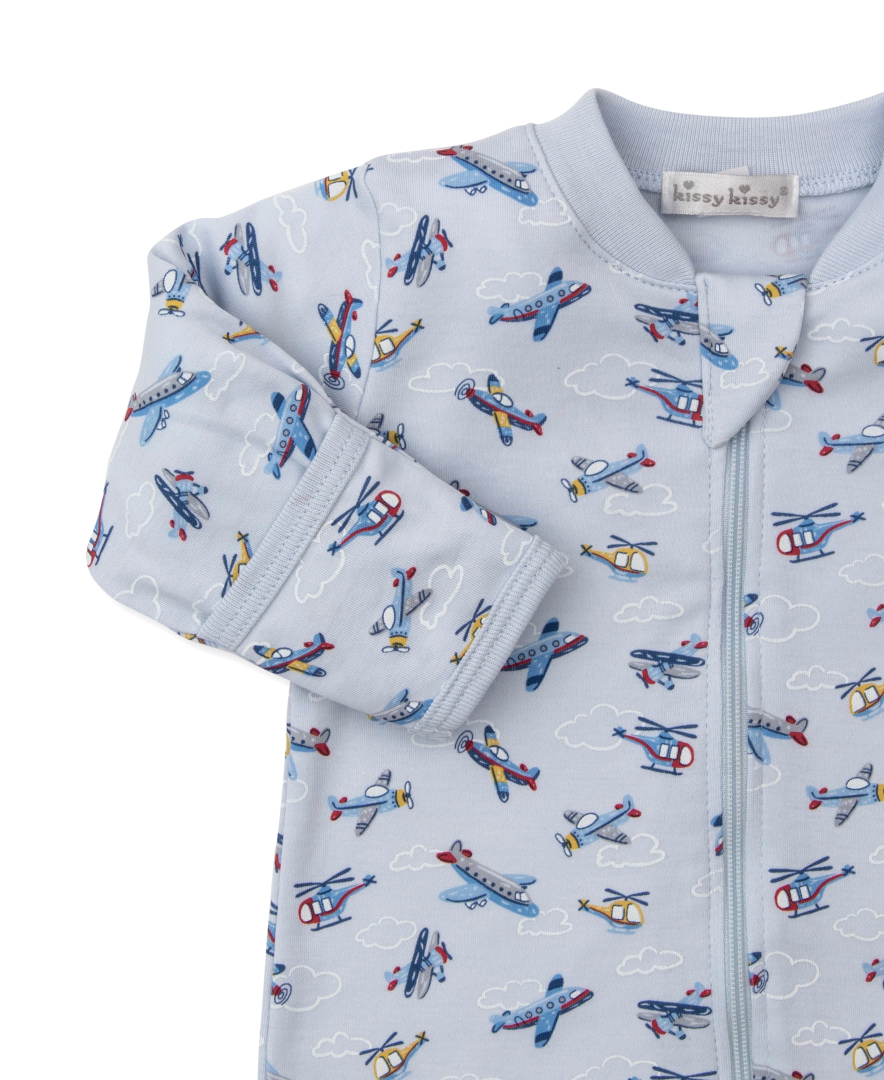 Air Adventures Zip Footie - Kissy Kissy