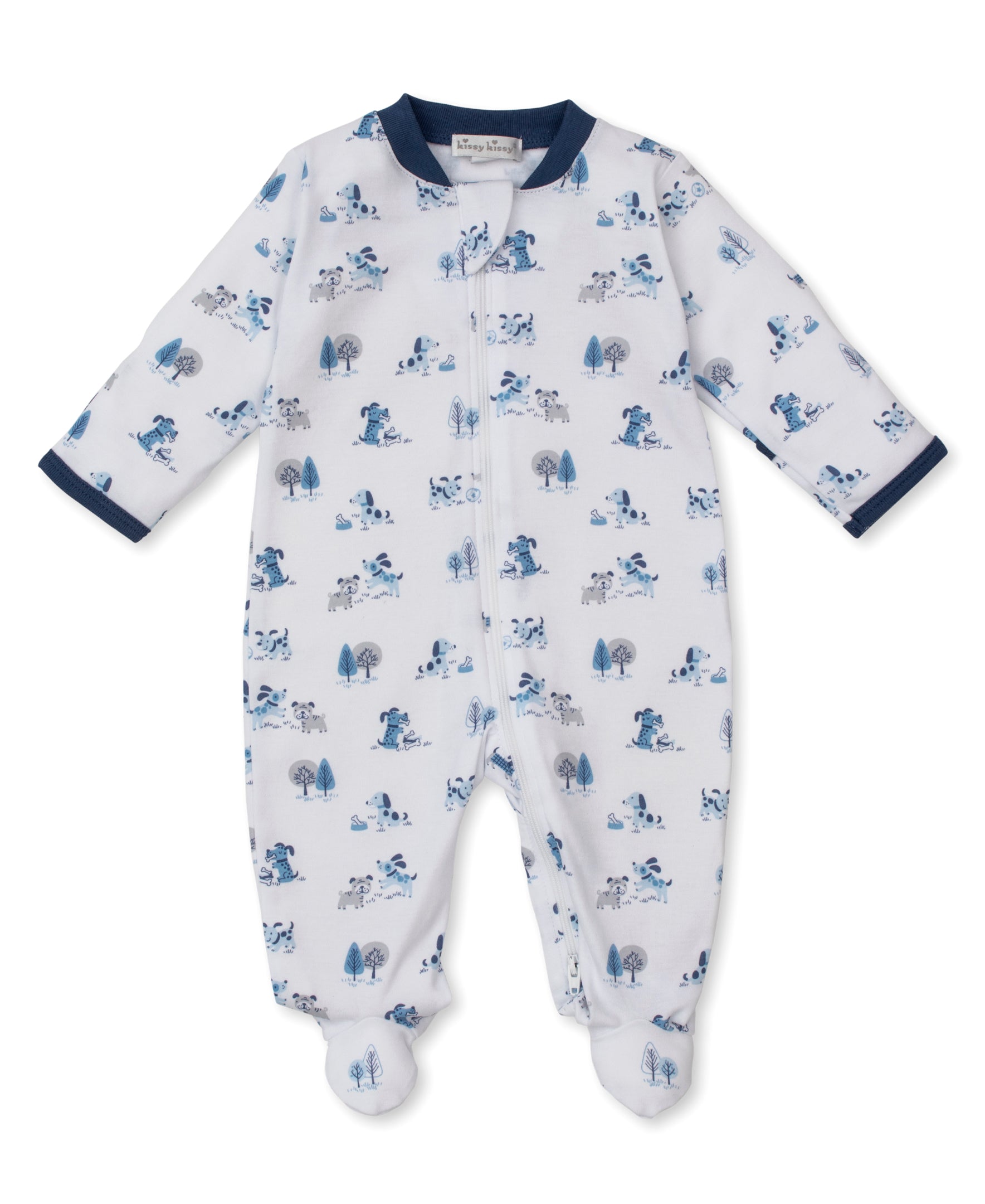 Puppy Park Fun Zip Footie - Kissy Kissy