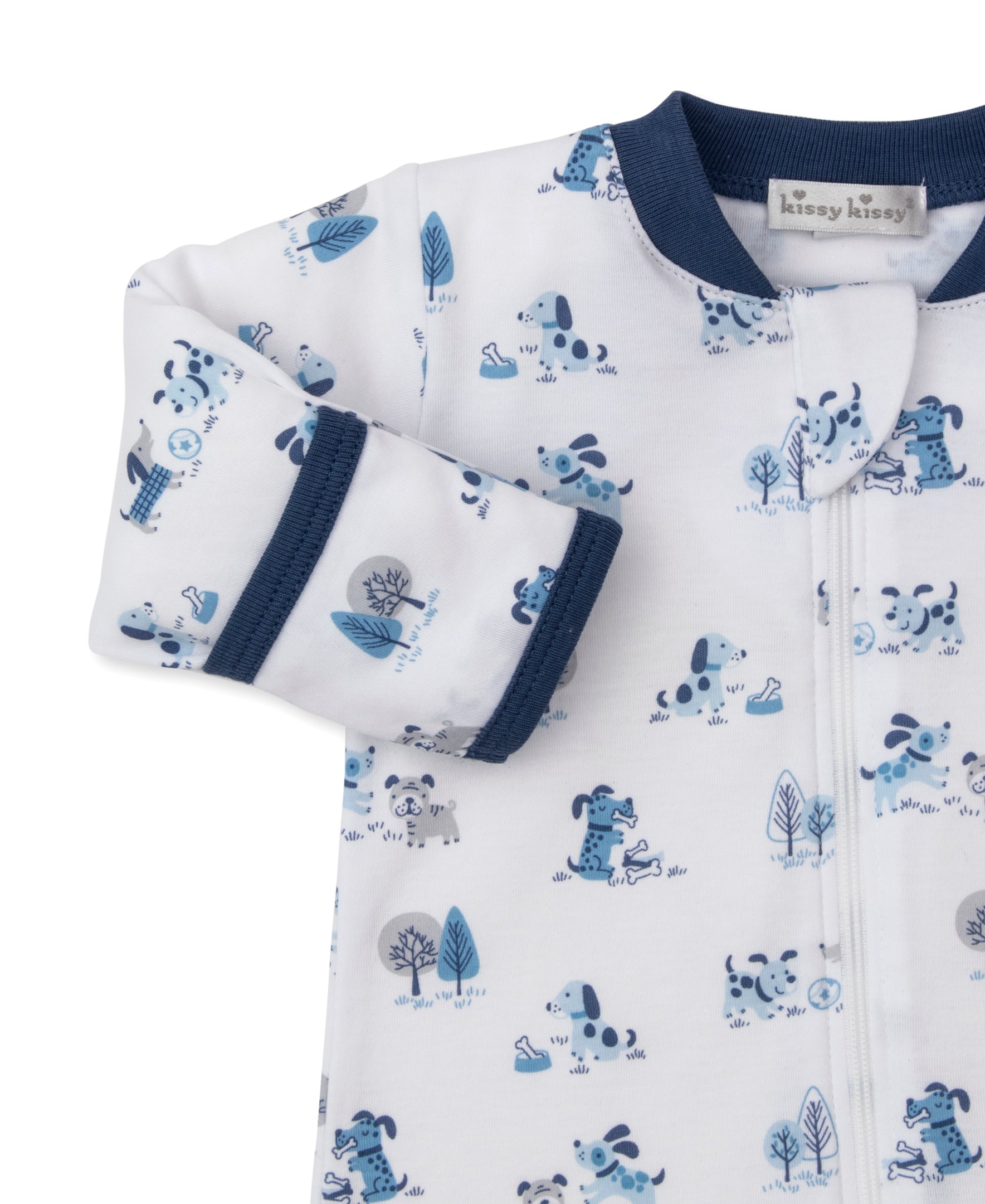 Puppy Park Fun Zip Footie - Kissy Kissy