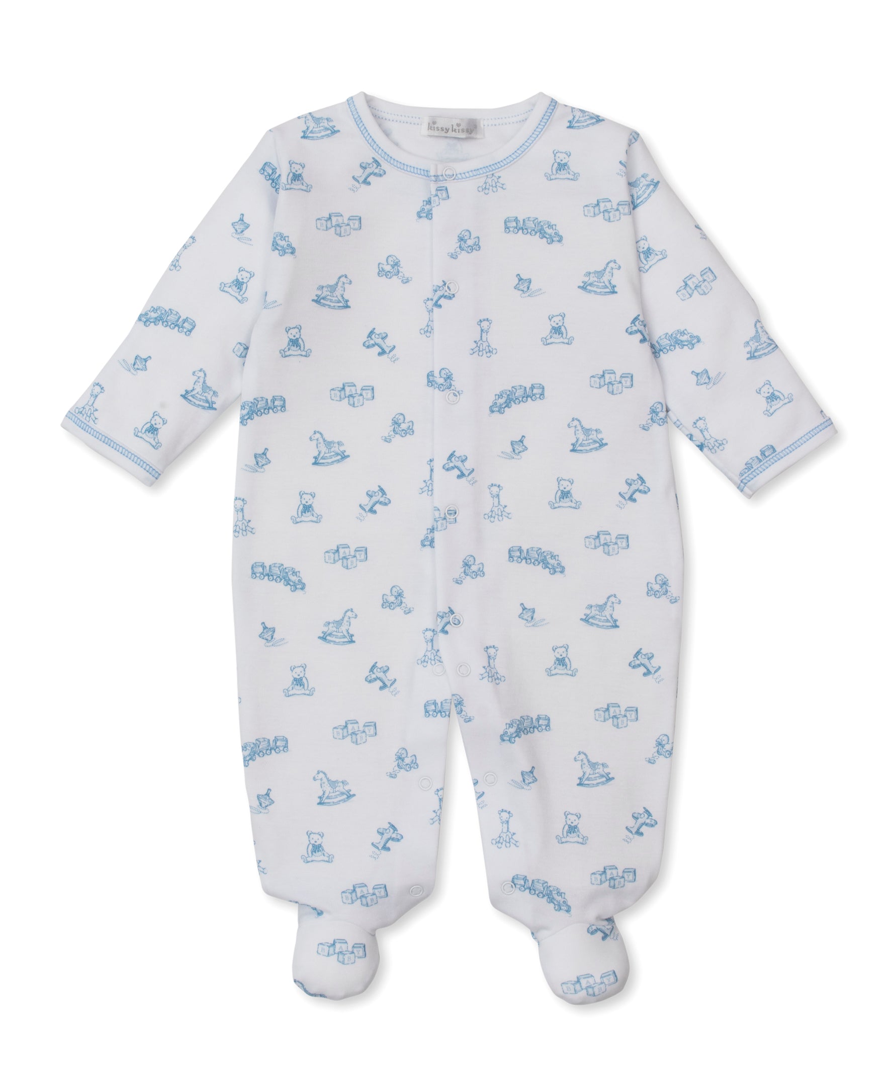 Vintage Toy Treasures Blue Footie - Kissy Kissy