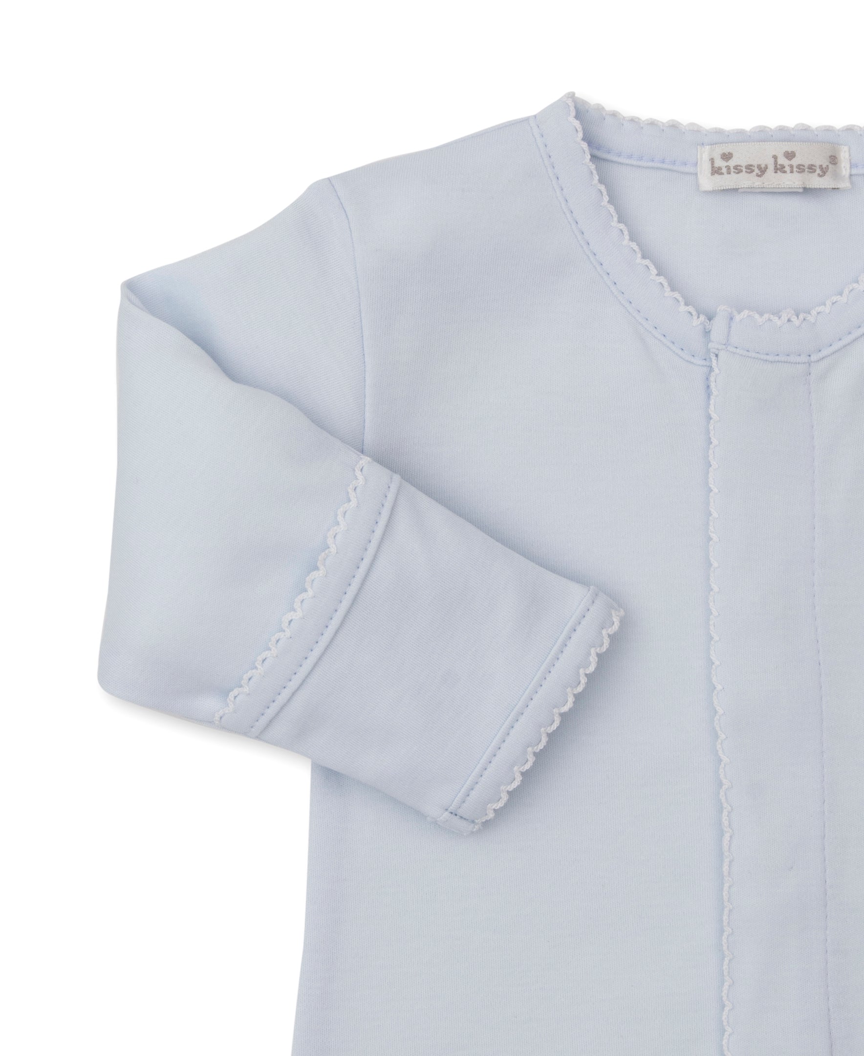 Riding Rockers Blue Footie - Kissy Kissy