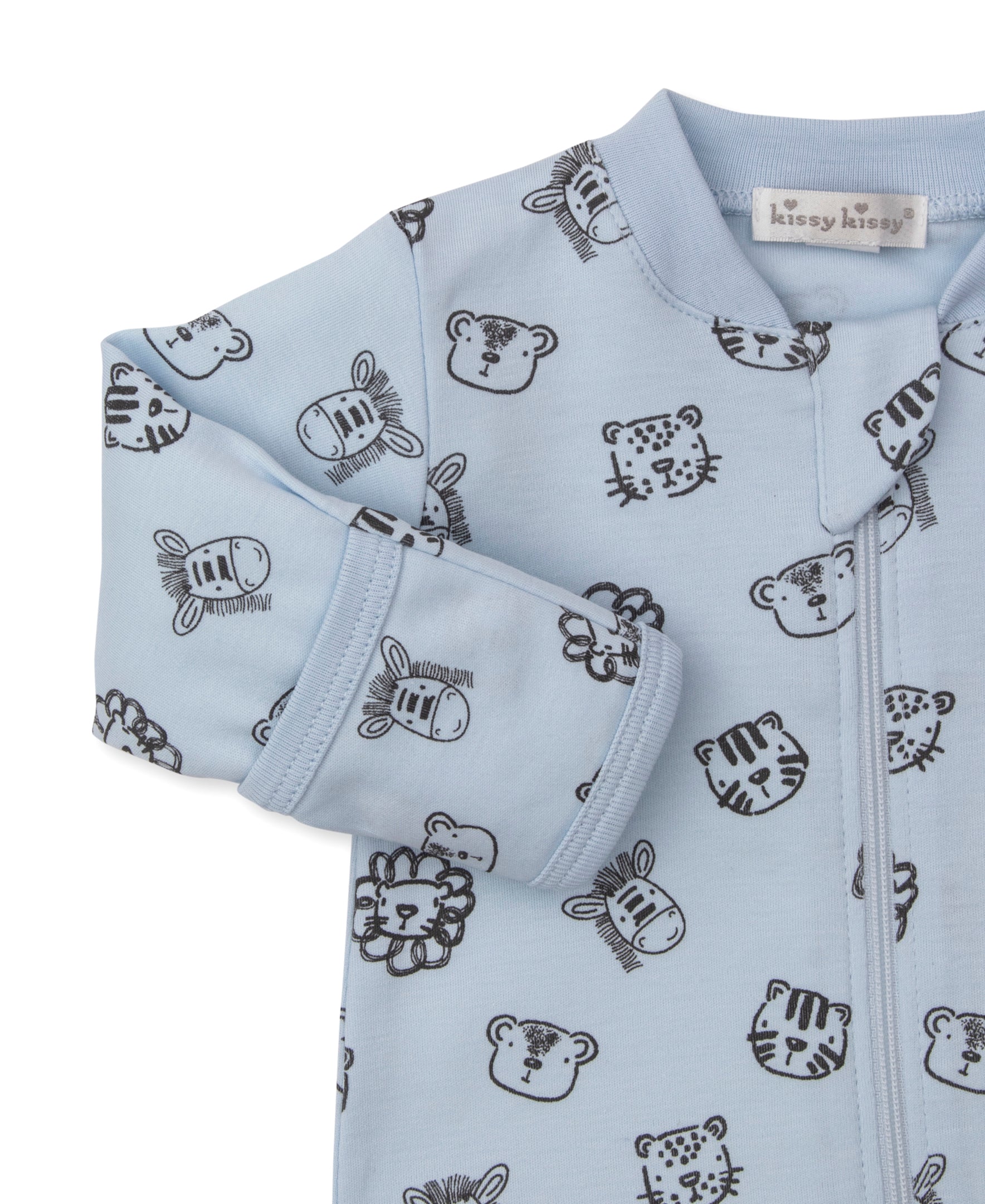Jungle Jumble Zip Footie - Kissy Kissy