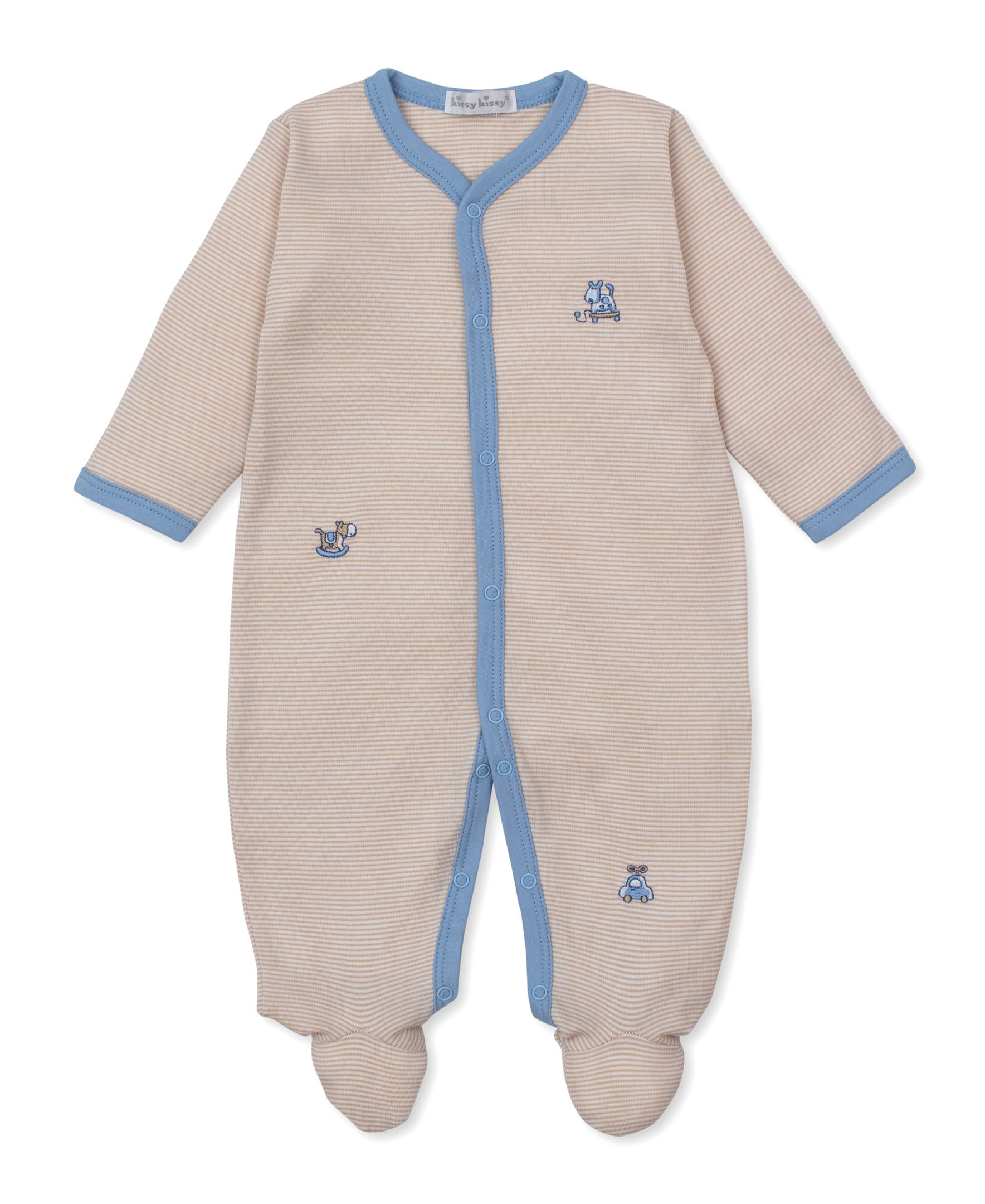 Vintage Toy Fun Stripe Footie