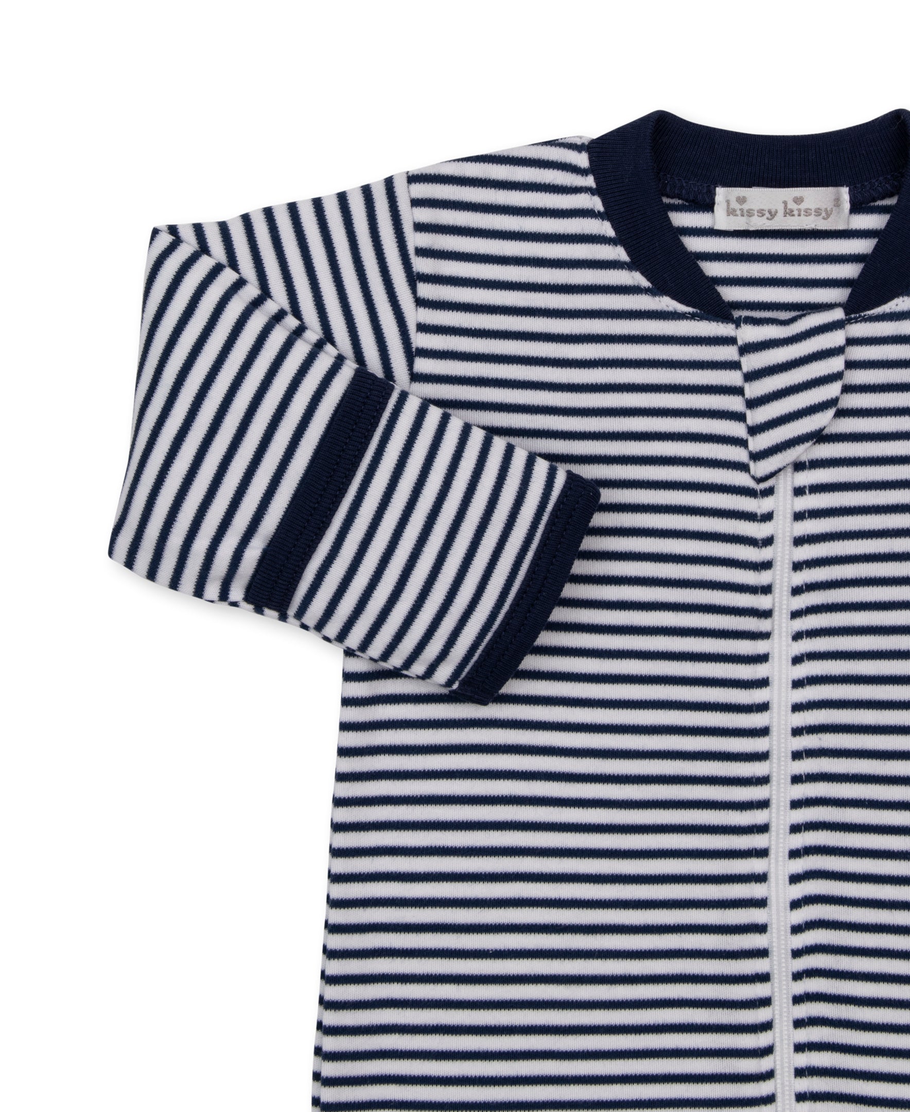 Recreation Sports Stripe Zip Footie - Kissy Kissy