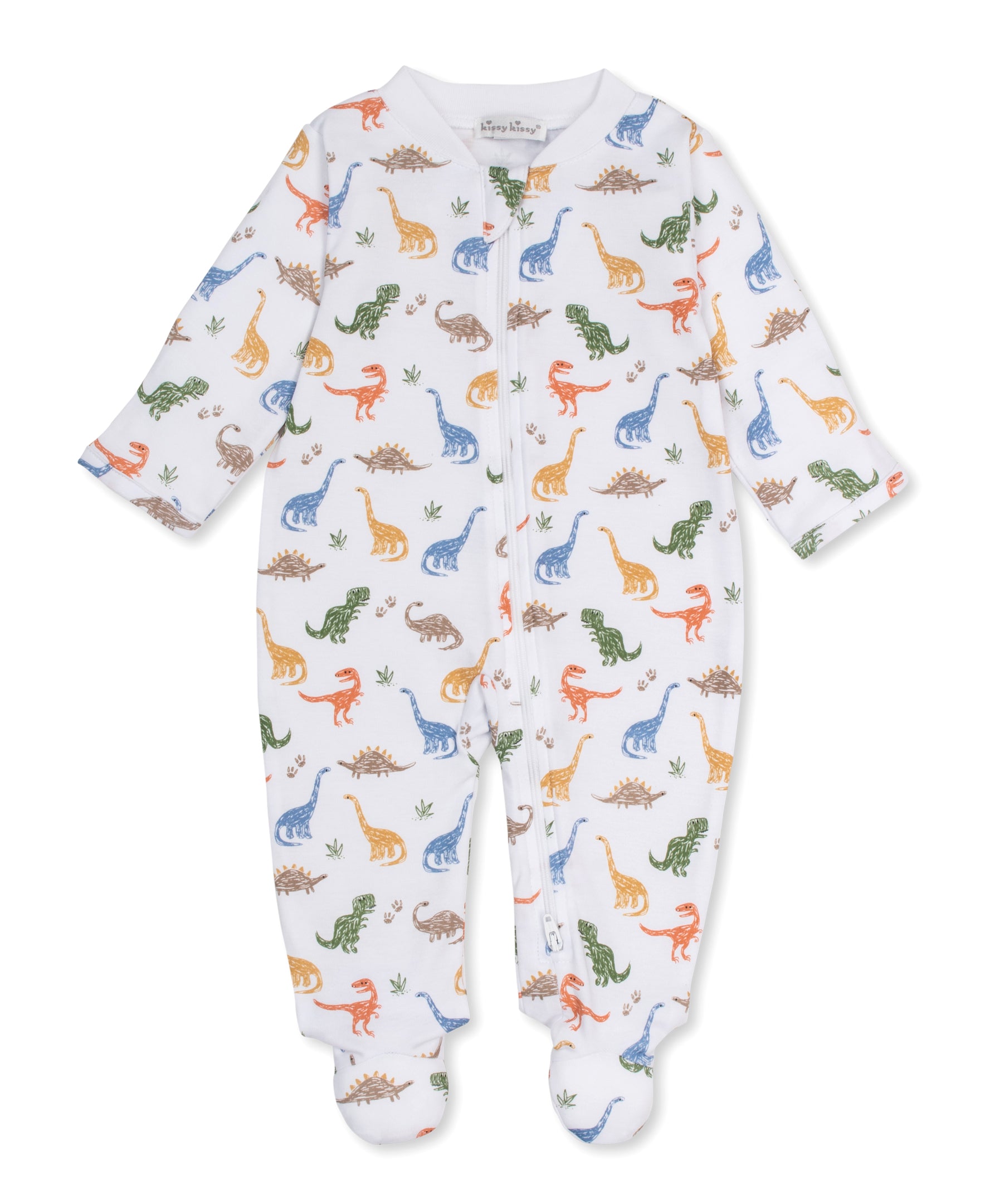Dino Stomp Zip Footie