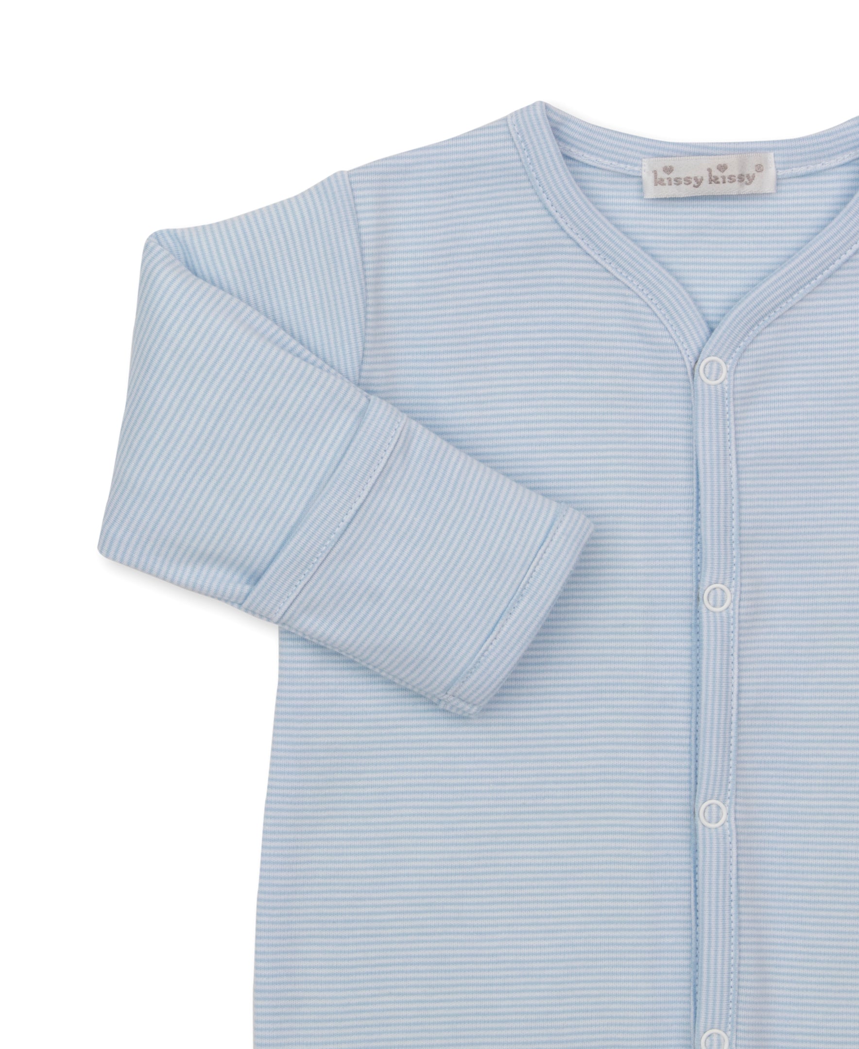 Gingham Rockers Stripe Footie