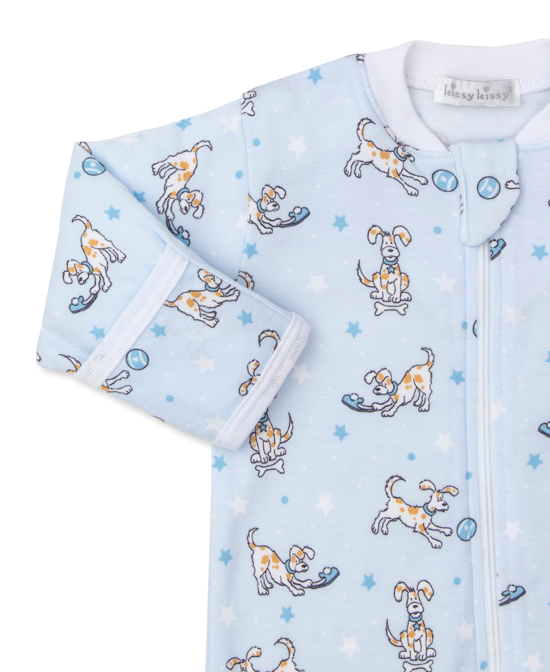 Fetch Zip Footie & Hat Set - Kissy Kissy