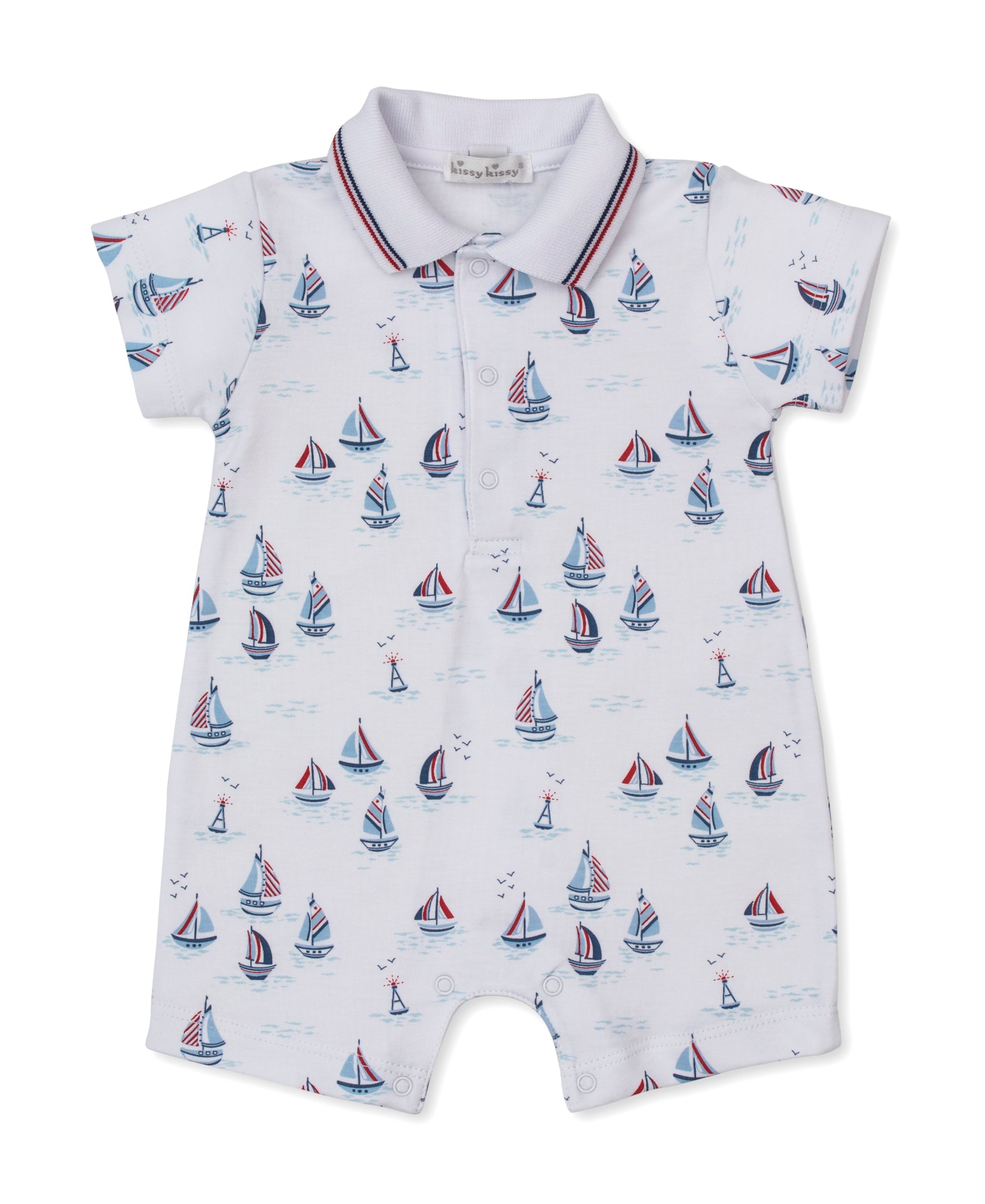 Red, White, & Blue Regatta Short Playsuit - Kissy Kissy