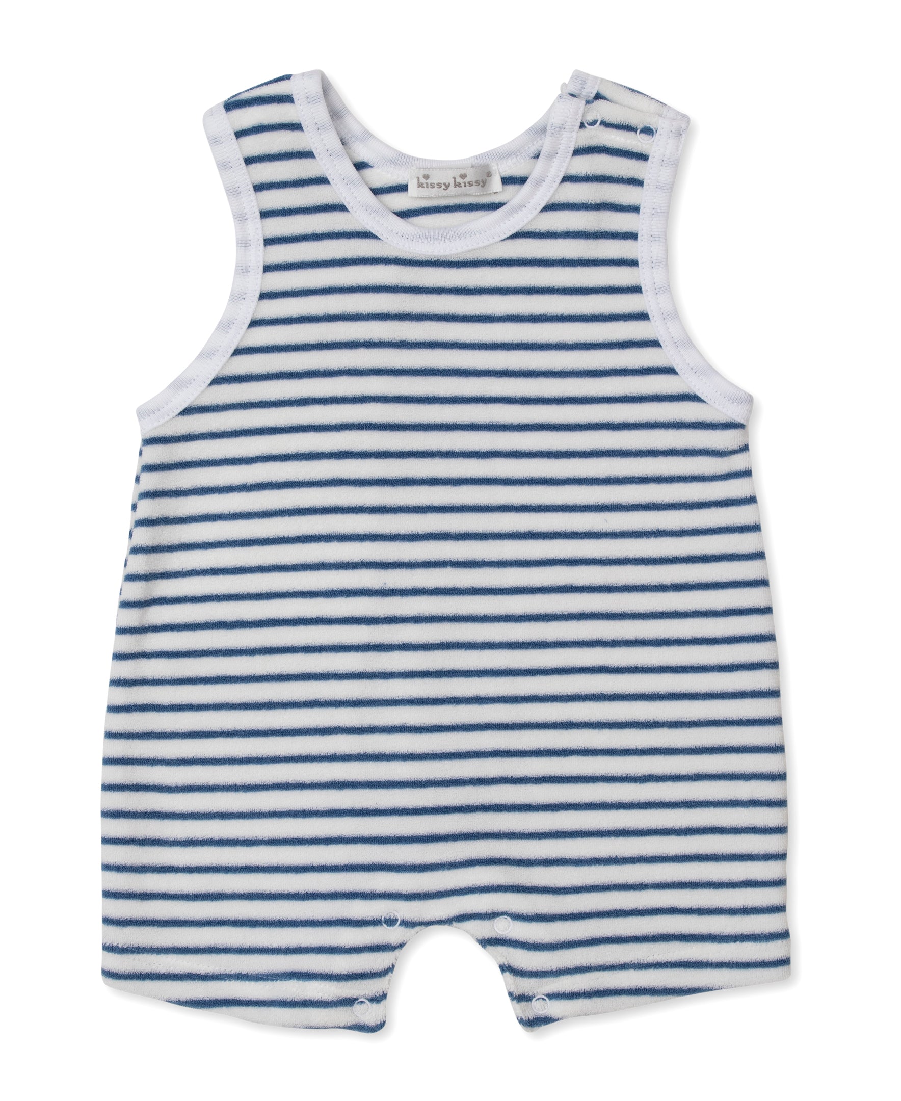 Ocean Antics Blue Terry Playsuit - Kissy Kissy