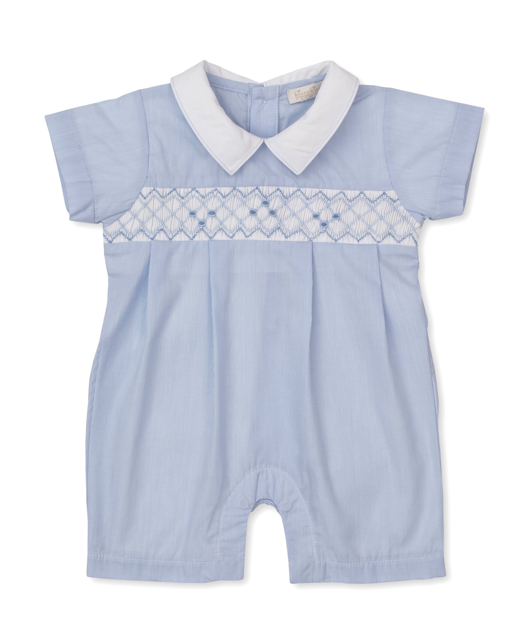 CLB Summer 26 Blue Woven Short Playsuit