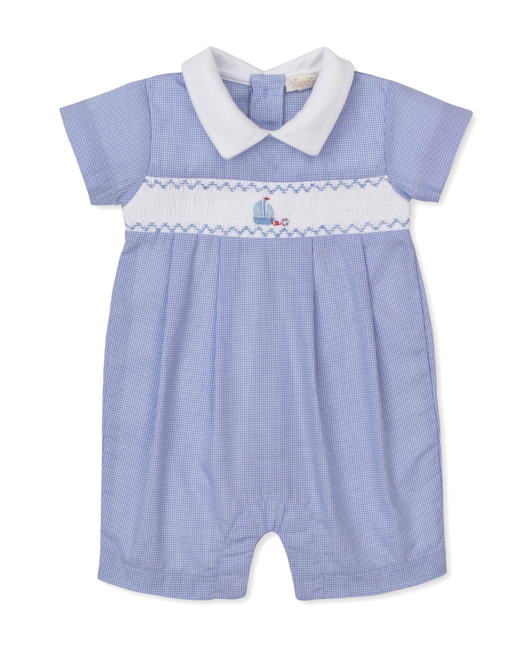 CLB Summer Medley 26 Blue Woven Short Playsuit