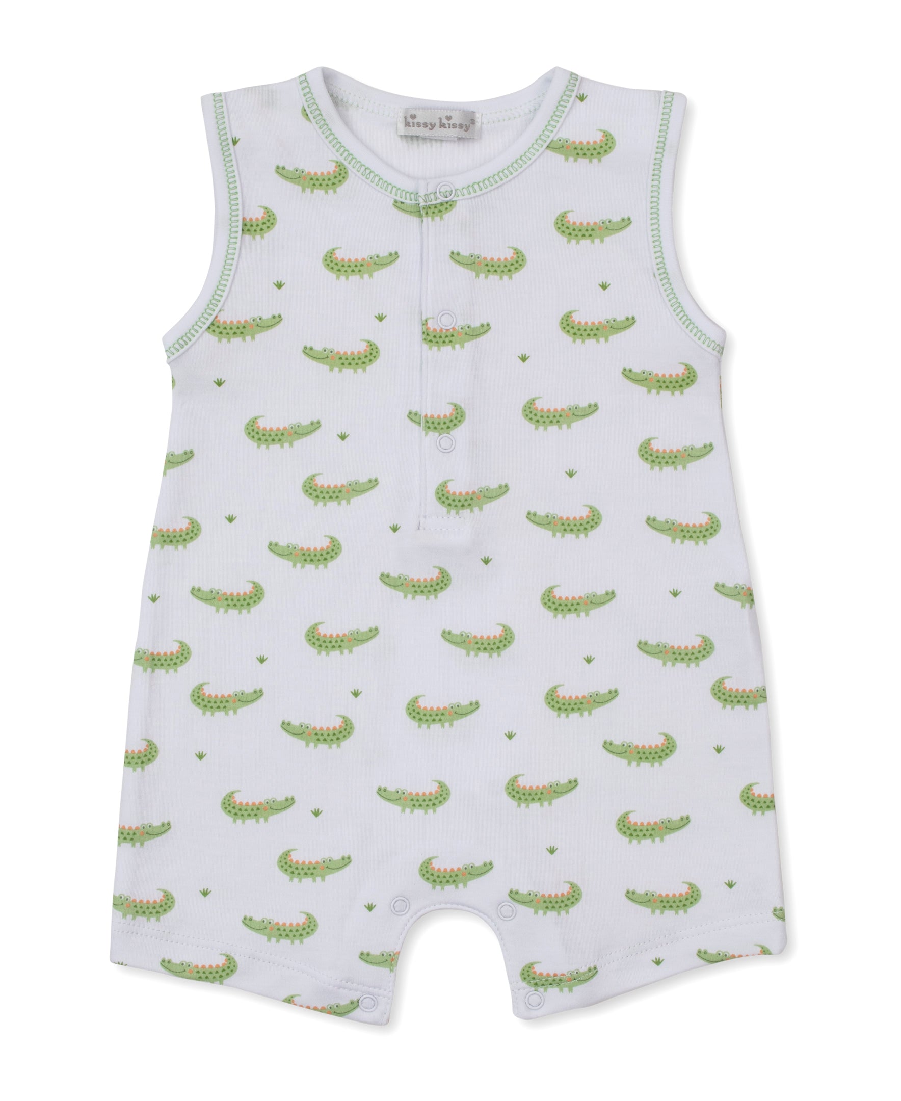 Crocodile Camp Sleeveless Playsuit - Kissy Kissy