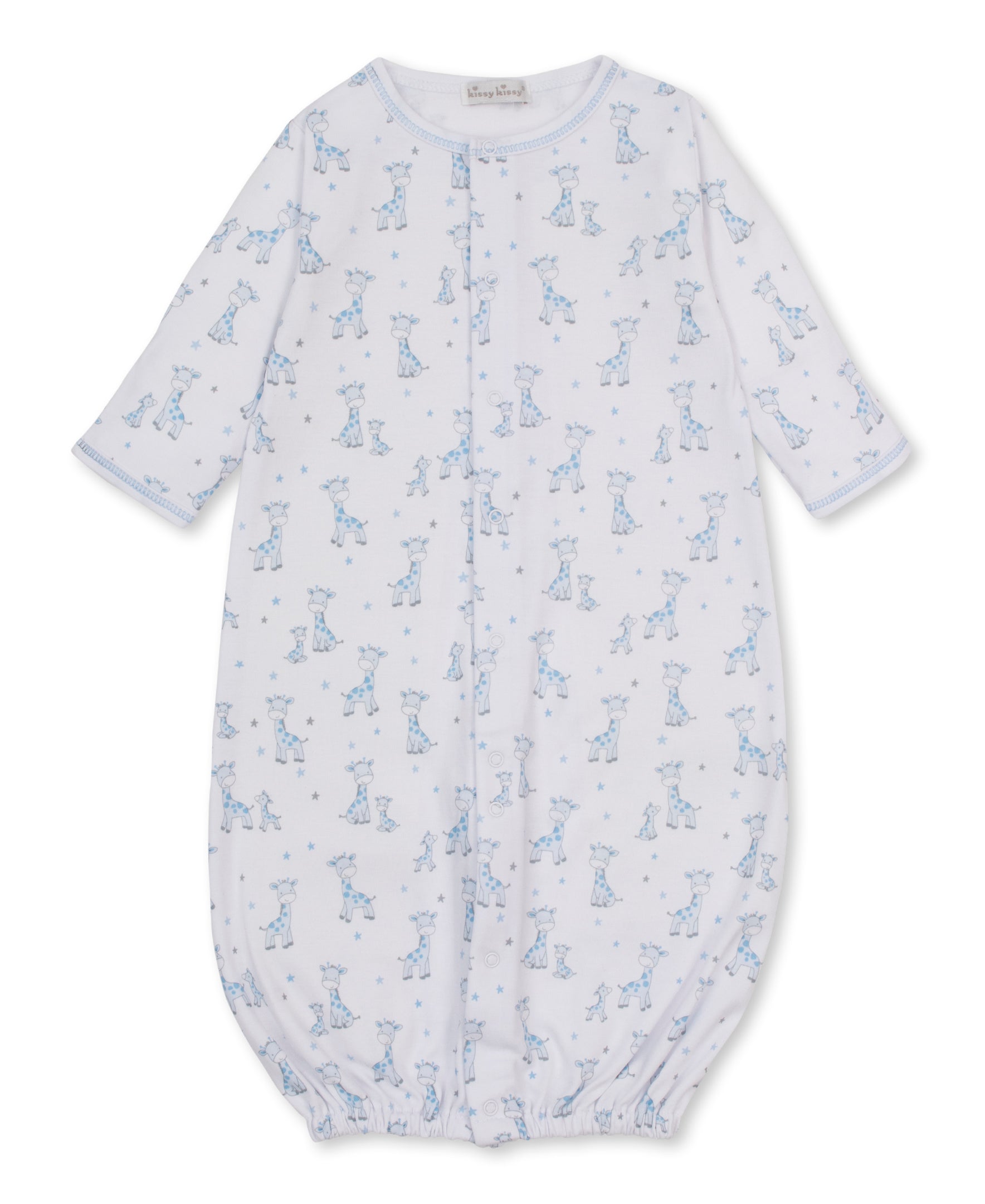 Just Giraffes Blue Convertible Gown - Kissy Kissy