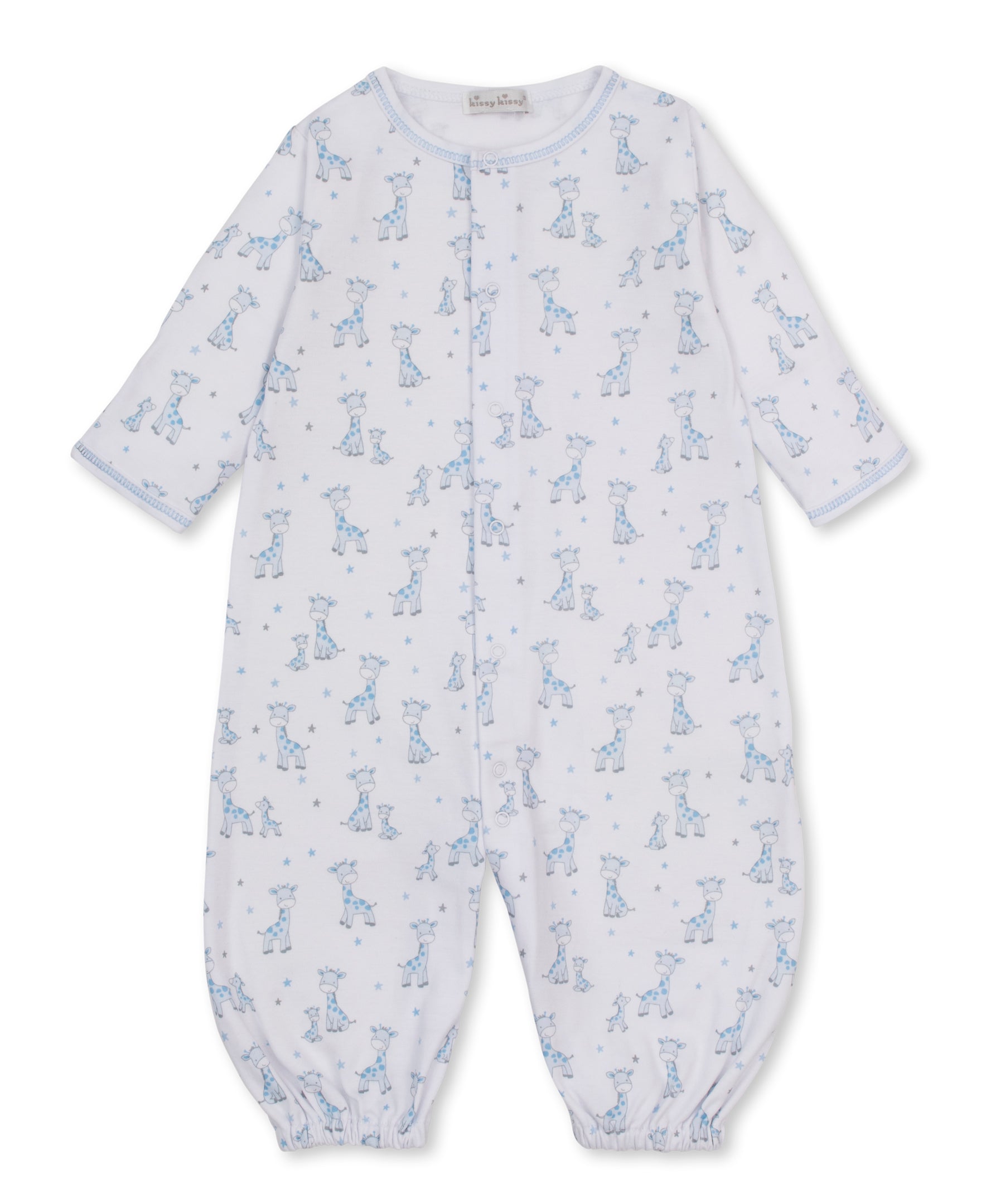 Just Giraffes Blue Convertible Gown - Kissy Kissy