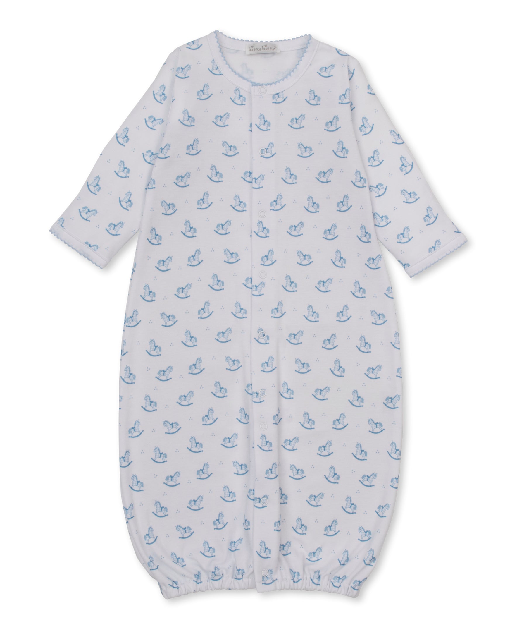 Gingham Rockers Blue Convertible Gown