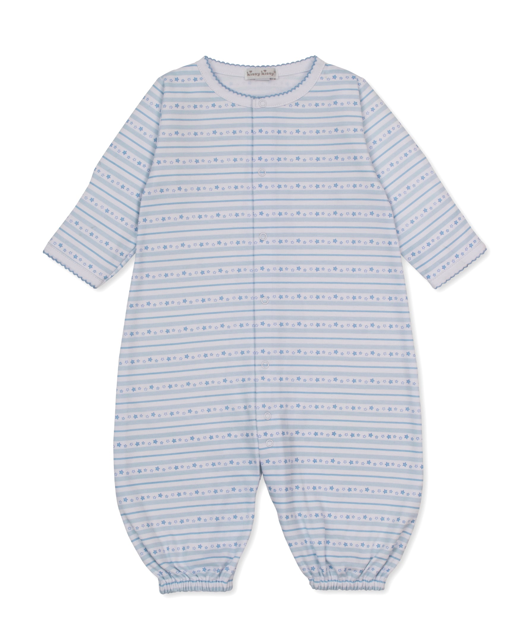 Starry Stripes Blue Convertible Gown