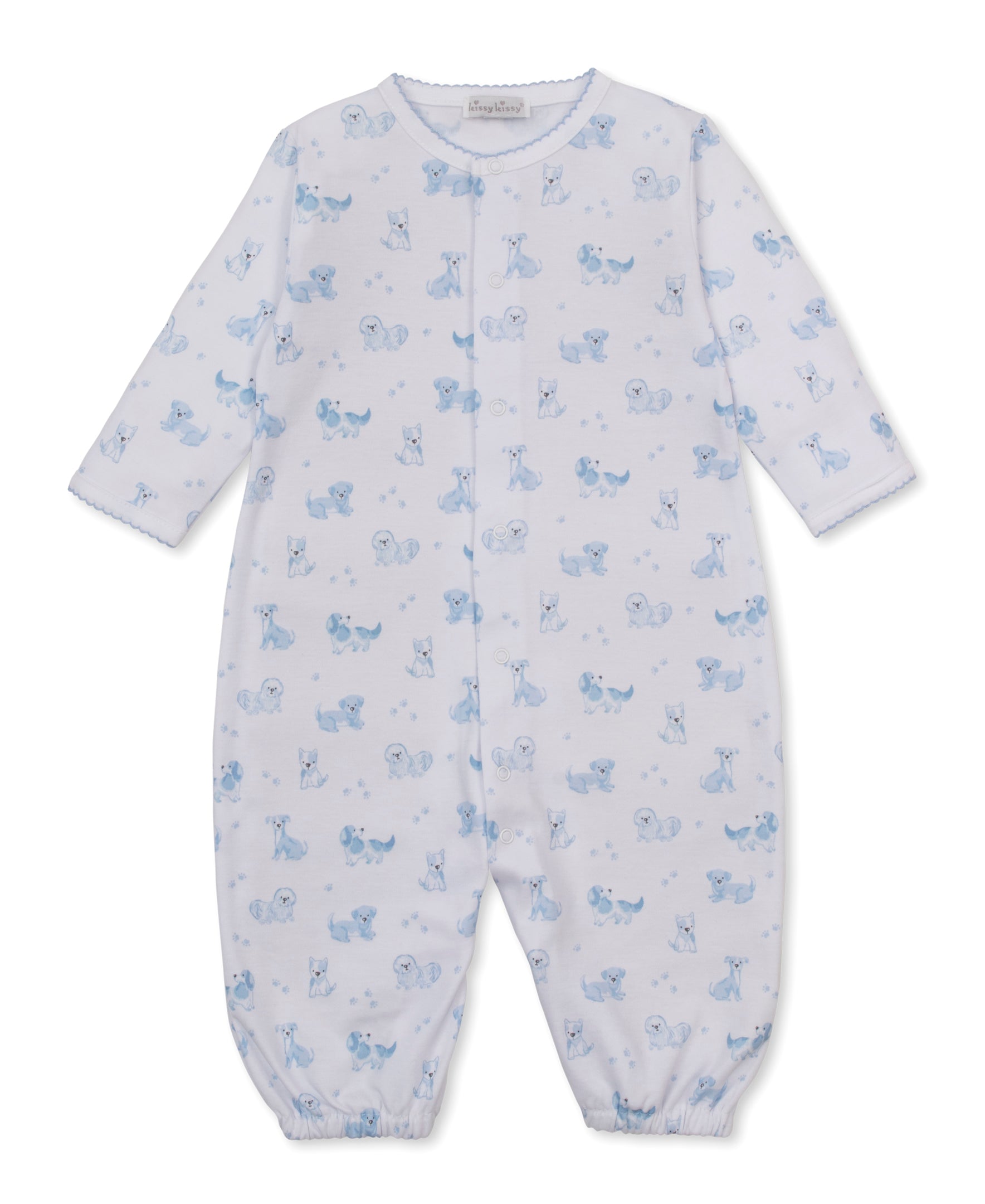 Puppy Paws Blue Convertible Gown - Kissy Kissy