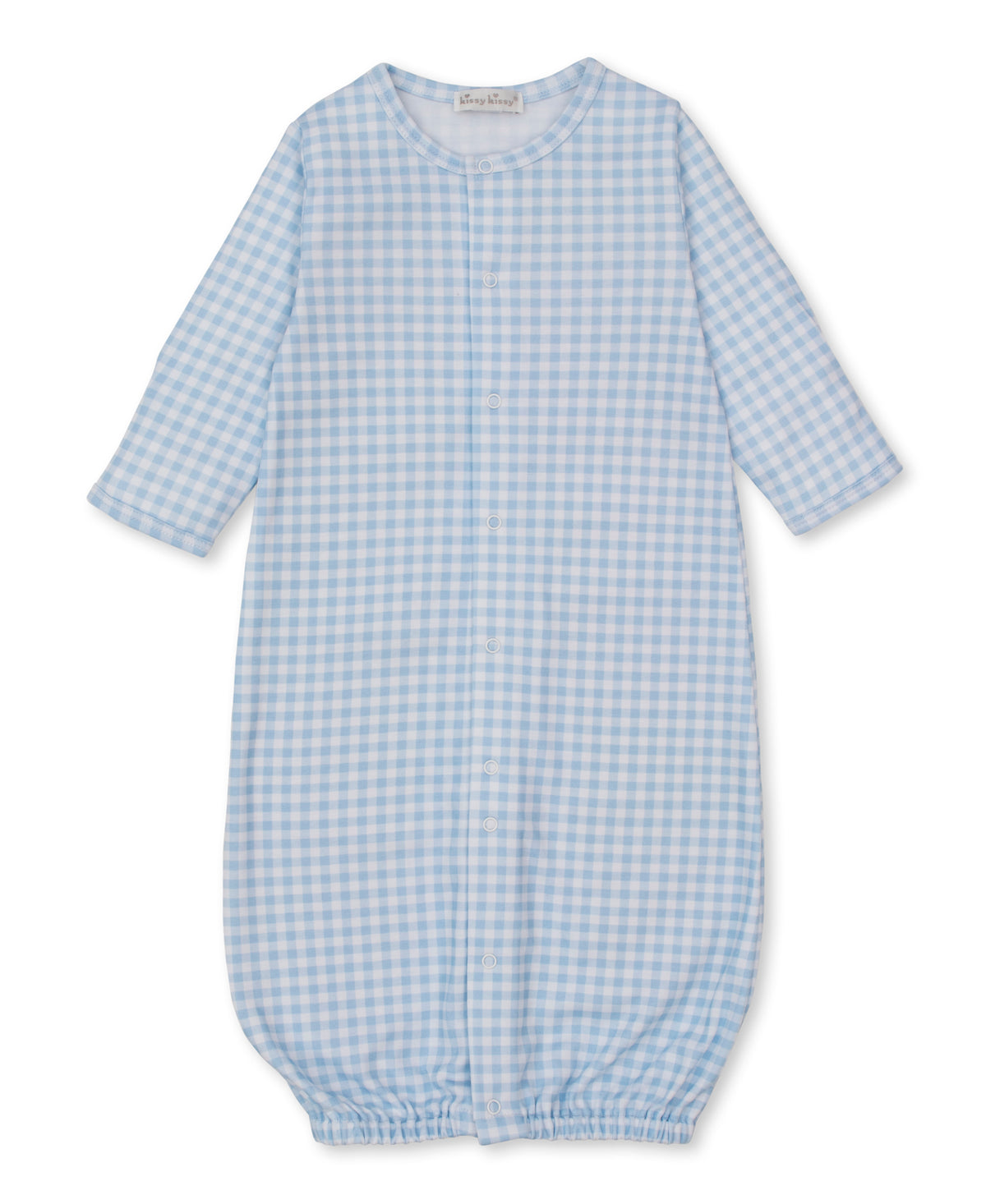 Gingham Traditions Blue Convertible Gown - Kissy Kissy