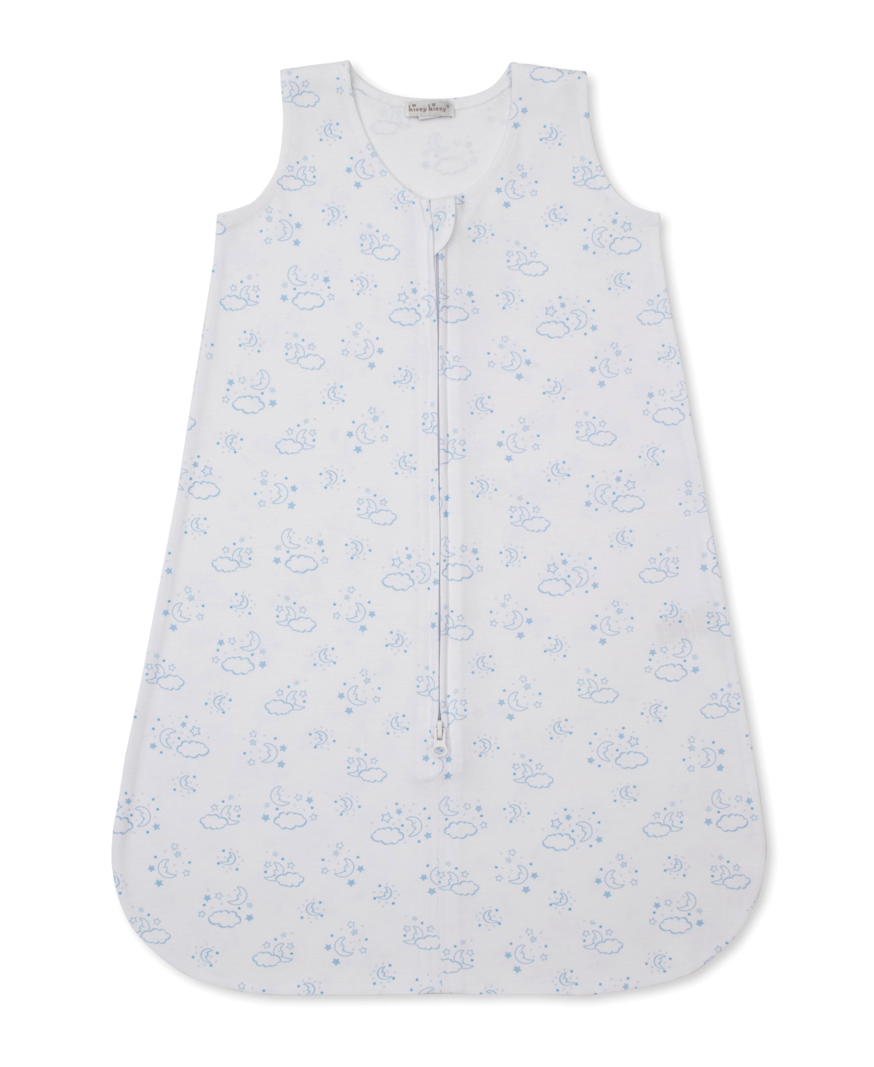 Cheerful Goodnight Blue Wearable Blanket - Kissy Kissy