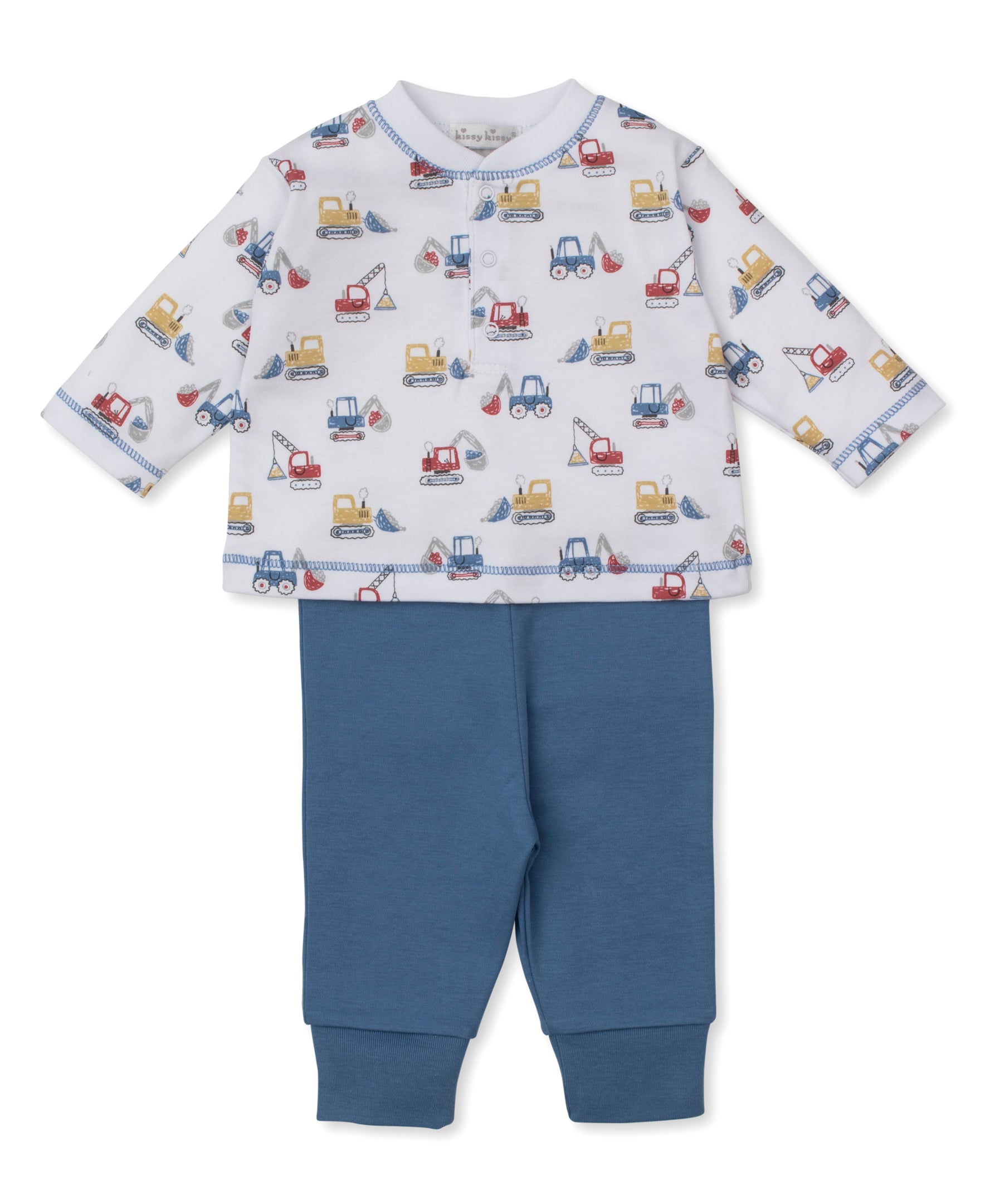 Construction Diggers Pant Set - Kissy Kissy