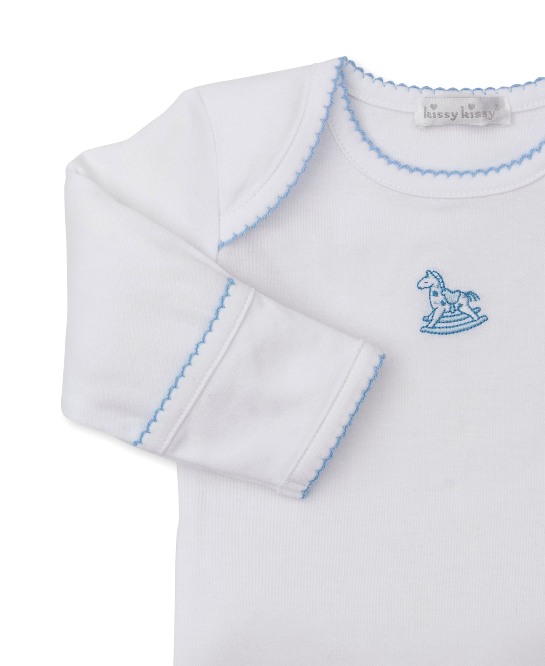 Vintage Toy Treasures Blue Footed Pant Set - Kissy Kissy