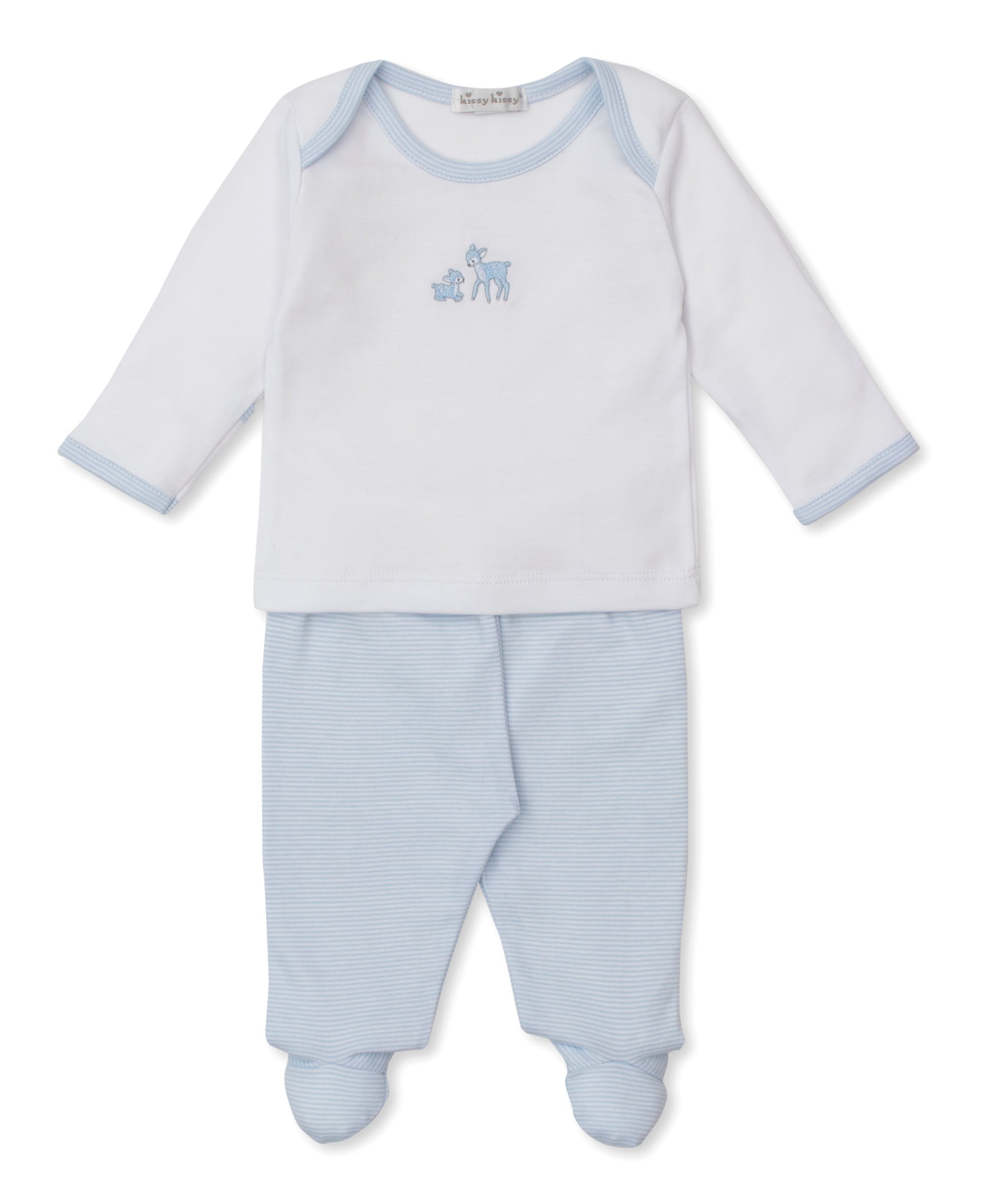 Forest Fanfare Blue Footed Pant Set - Kissy Kissy