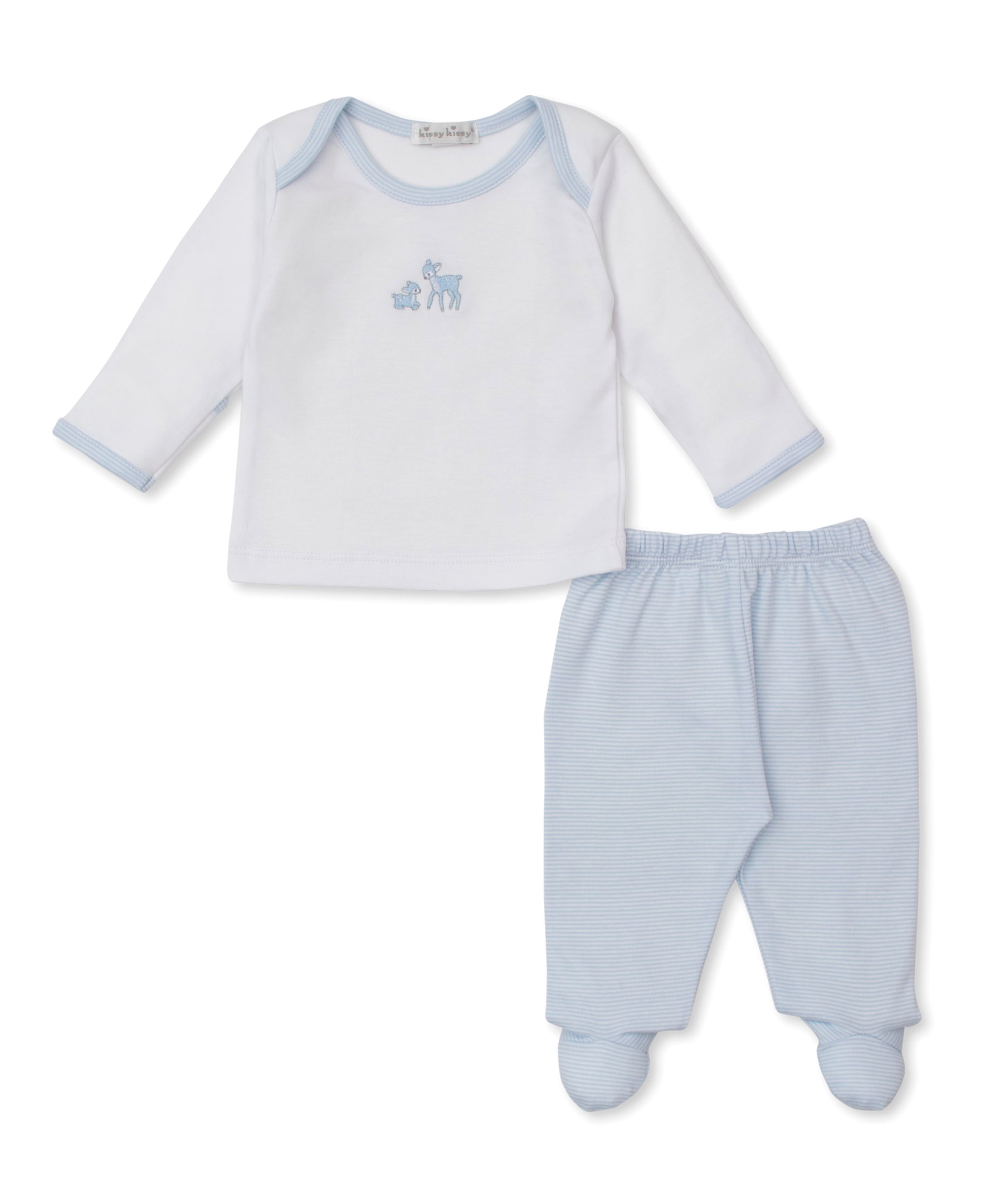 Forest Fanfare Blue Footed Pant Set - Kissy Kissy