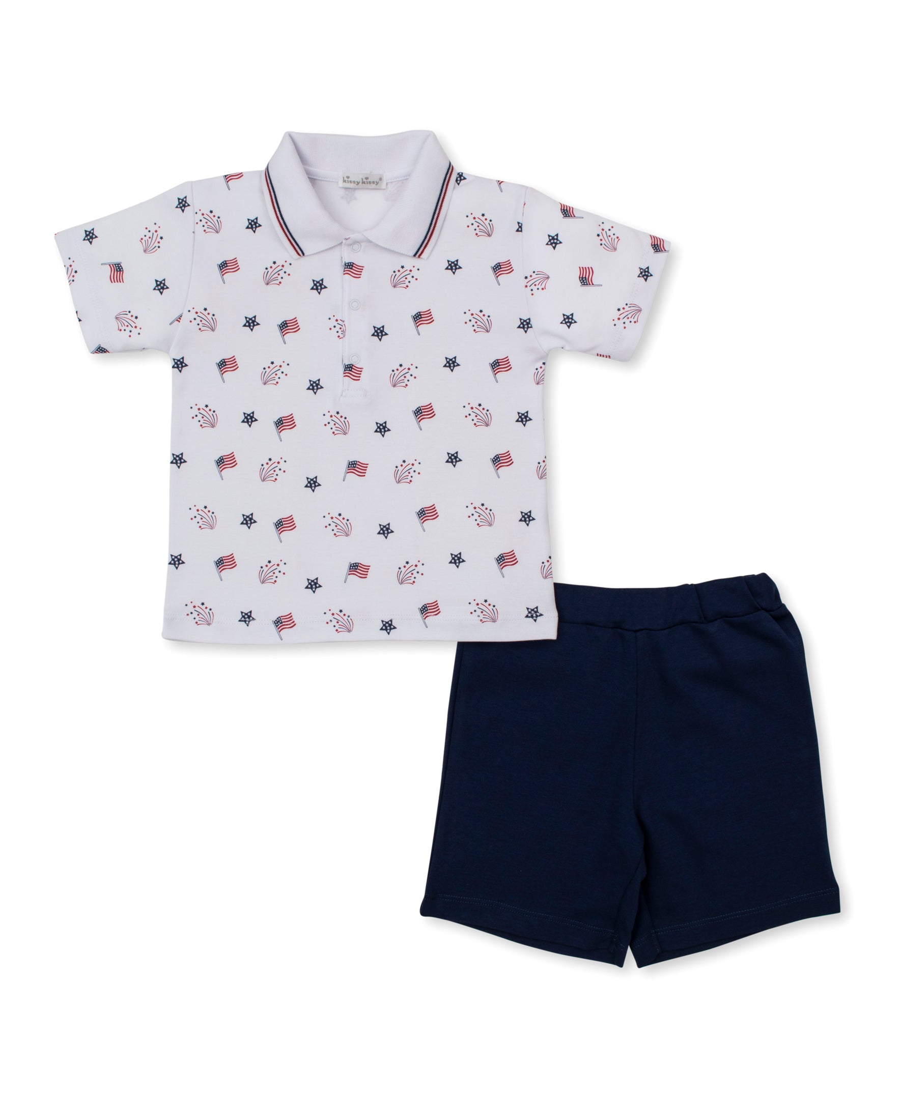 Star-Spangled Freedom Toddler Bermuda Set - Kissy Kissy